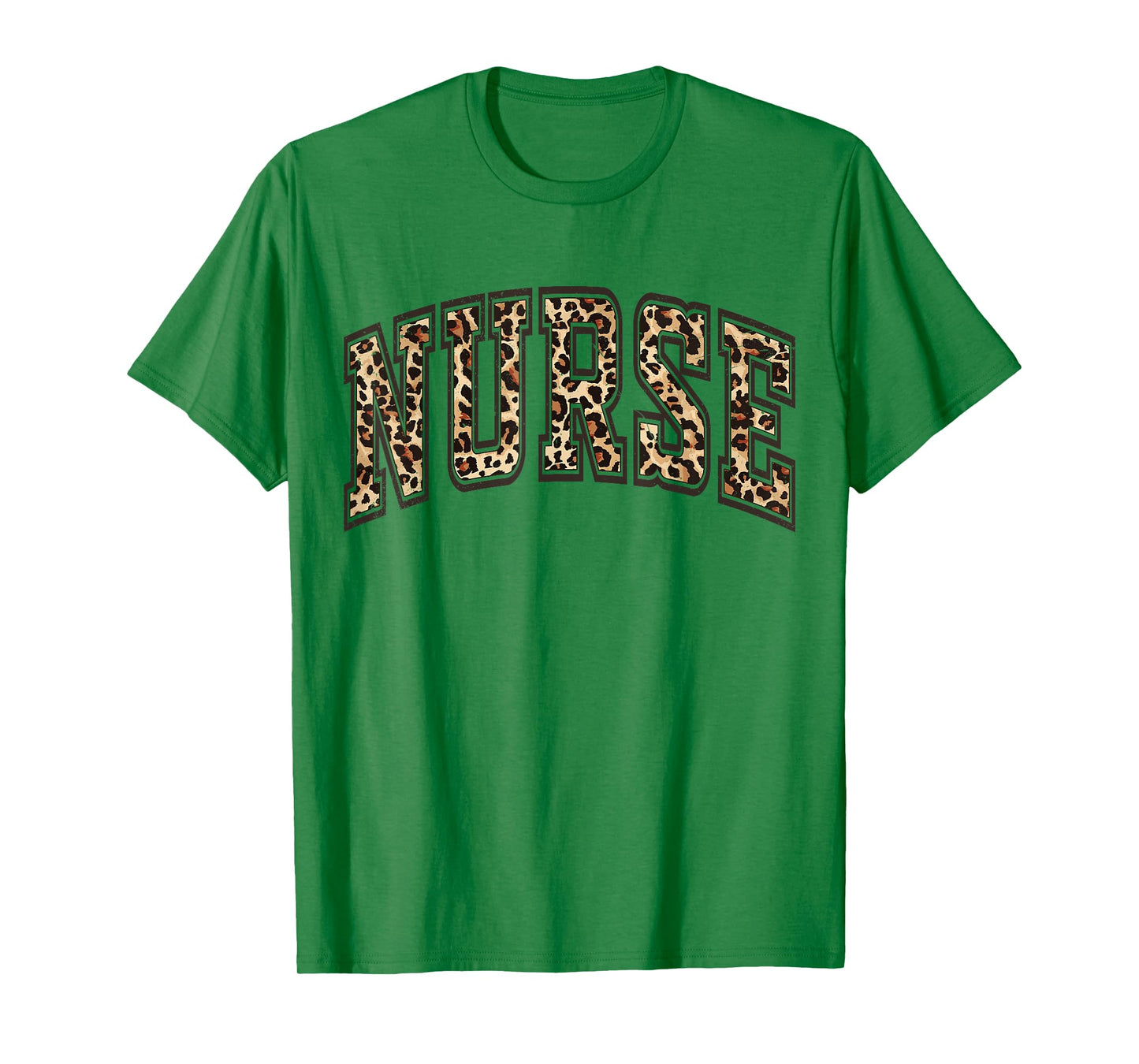 Leopard Nurse Healthcare Worker Nursing School Nurse Week T-Shirt