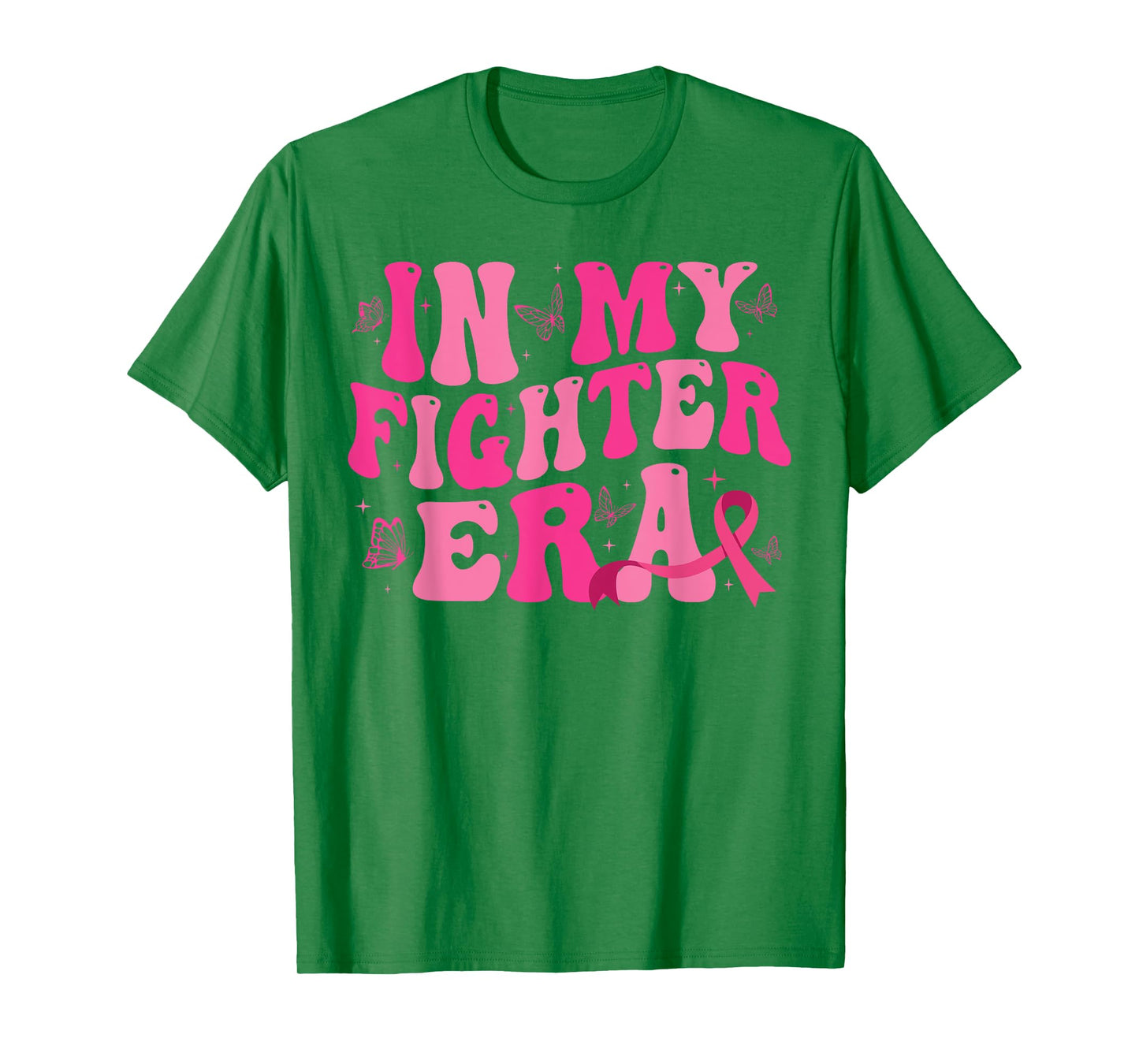 In My Fighter Era Lady Era,Breast Cancer Women Warrior pink T-Shirt