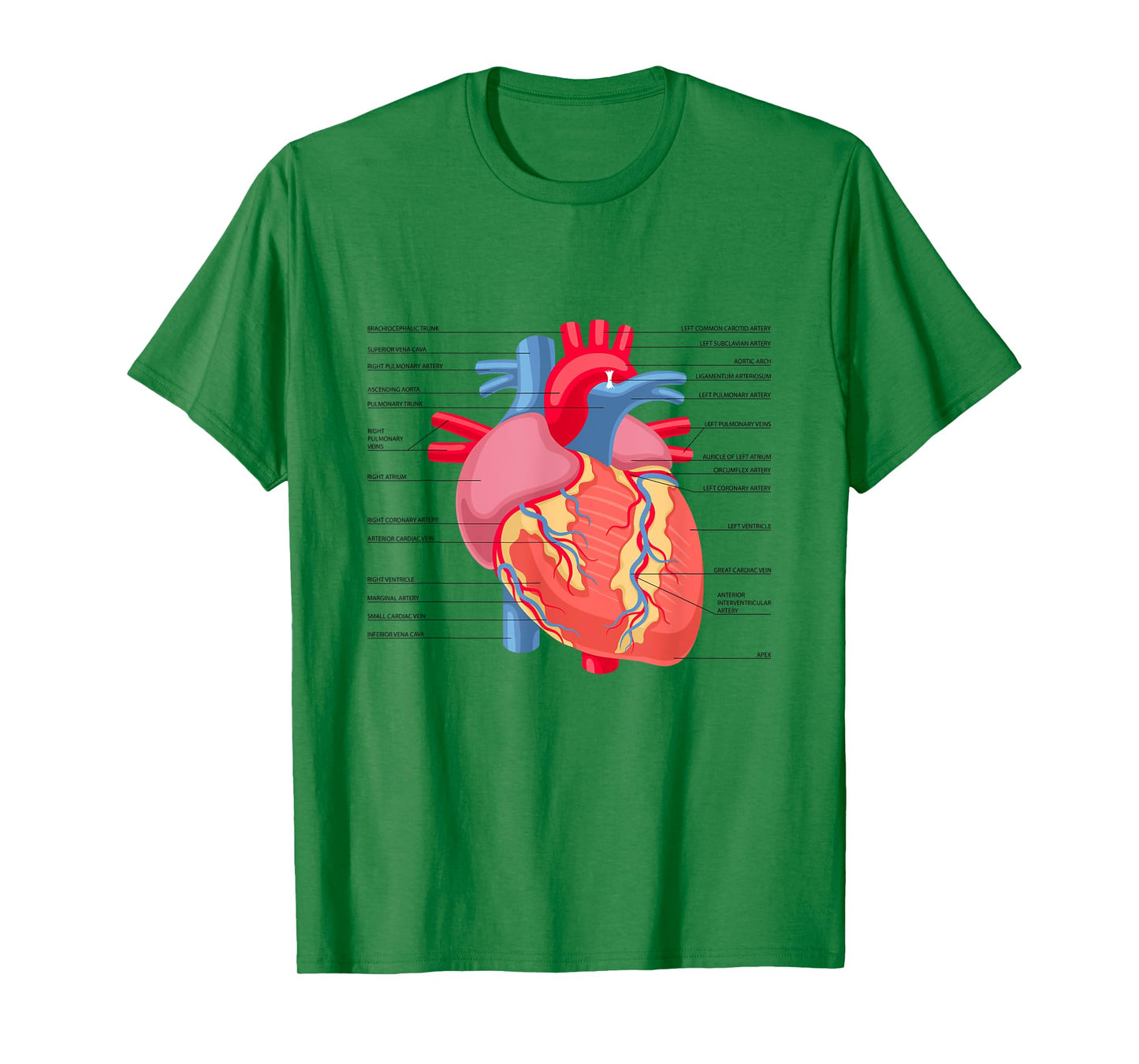 Funny Human Heart Anatomy Anatomical Heart T-Shirt