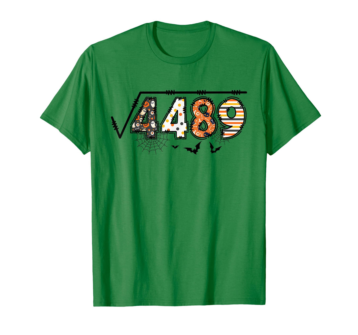 Funny 6 7 Square Root of 4489 Slang Math Teacher Halloween T-Shirt