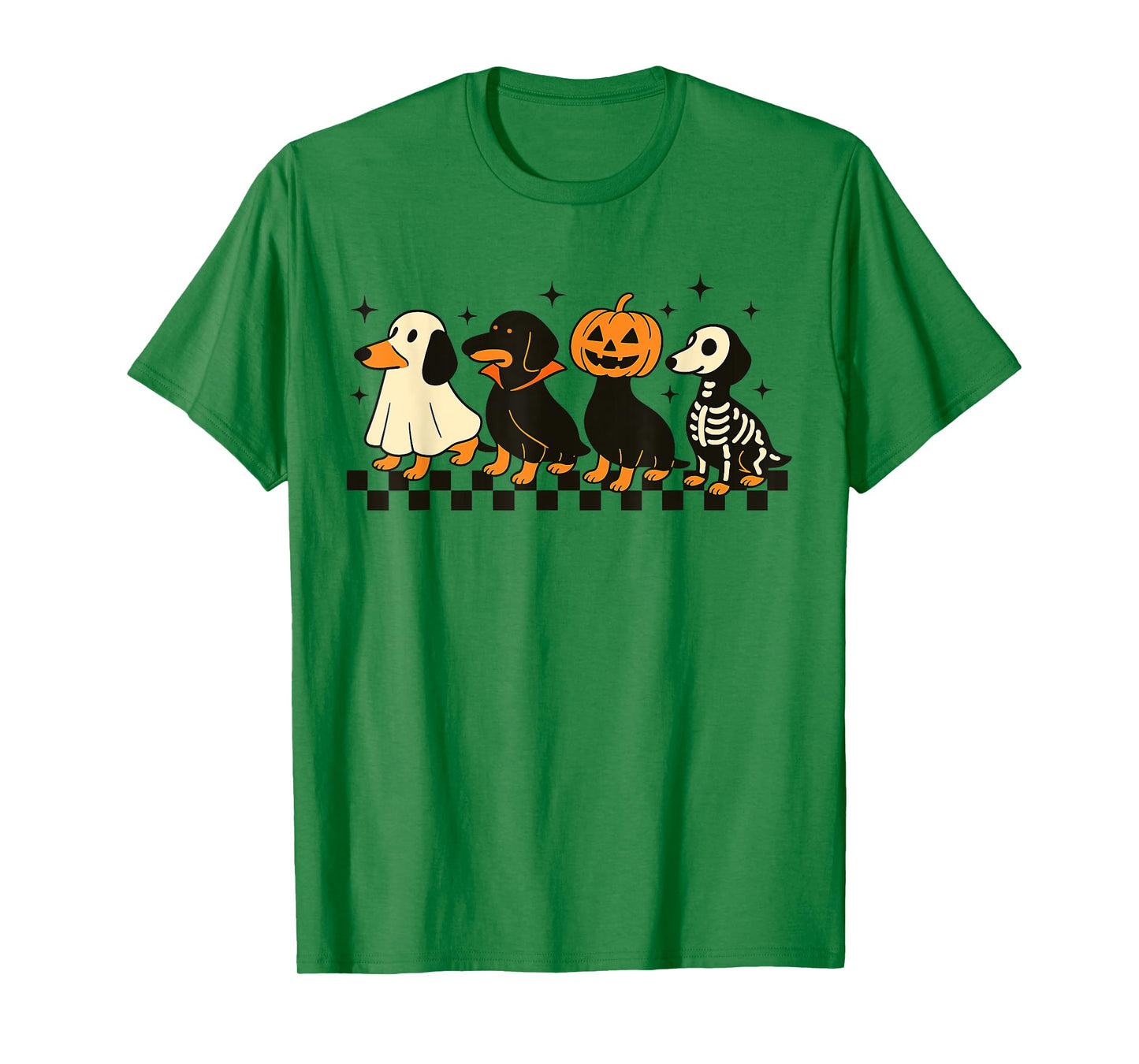 Spooky Wiener Dachshund Ghost Halloween Weenie Dog T-Shirt