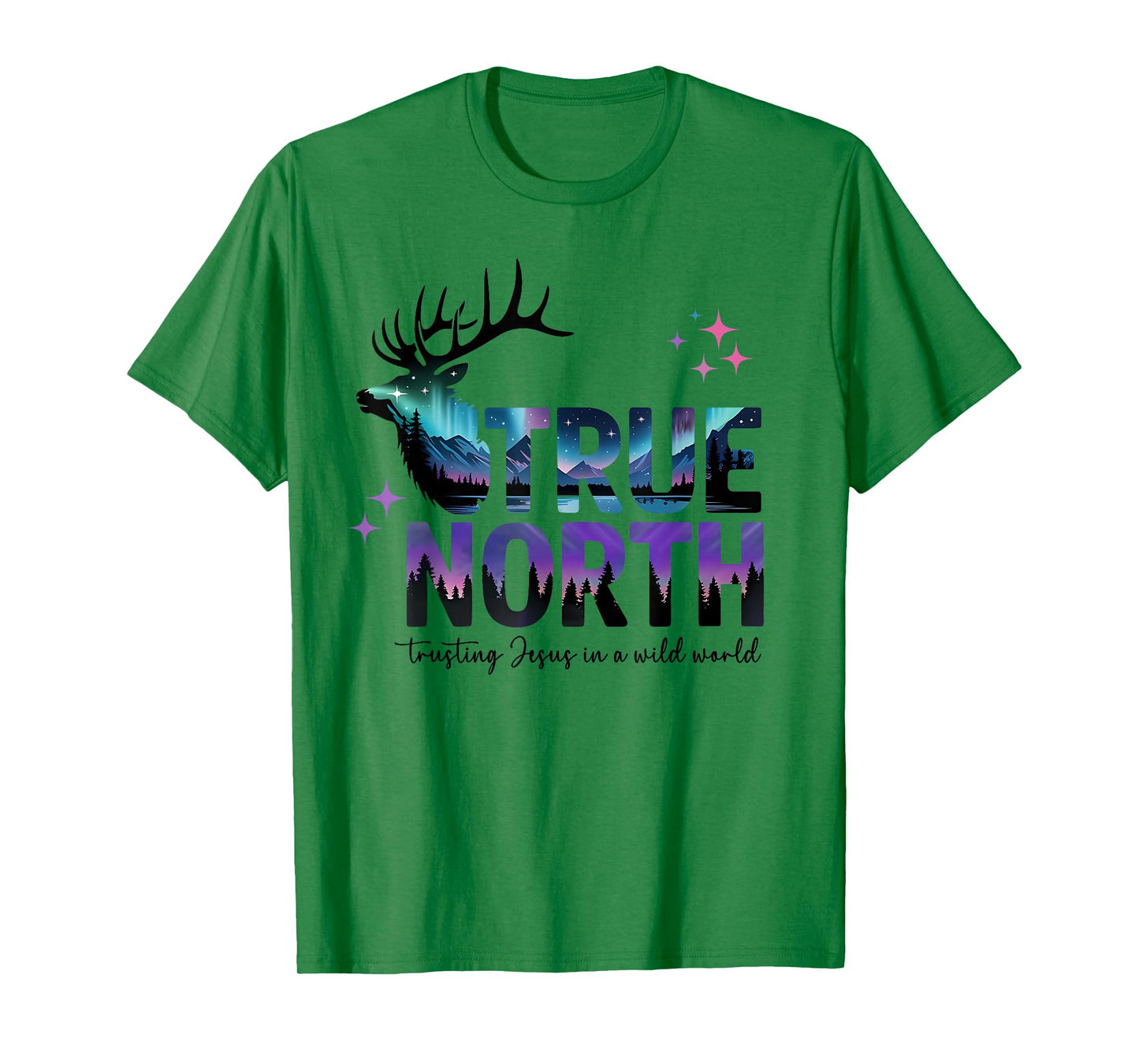 True North Trusting Jesus In A Wild World Magnified VBS 2025 T-Shirt