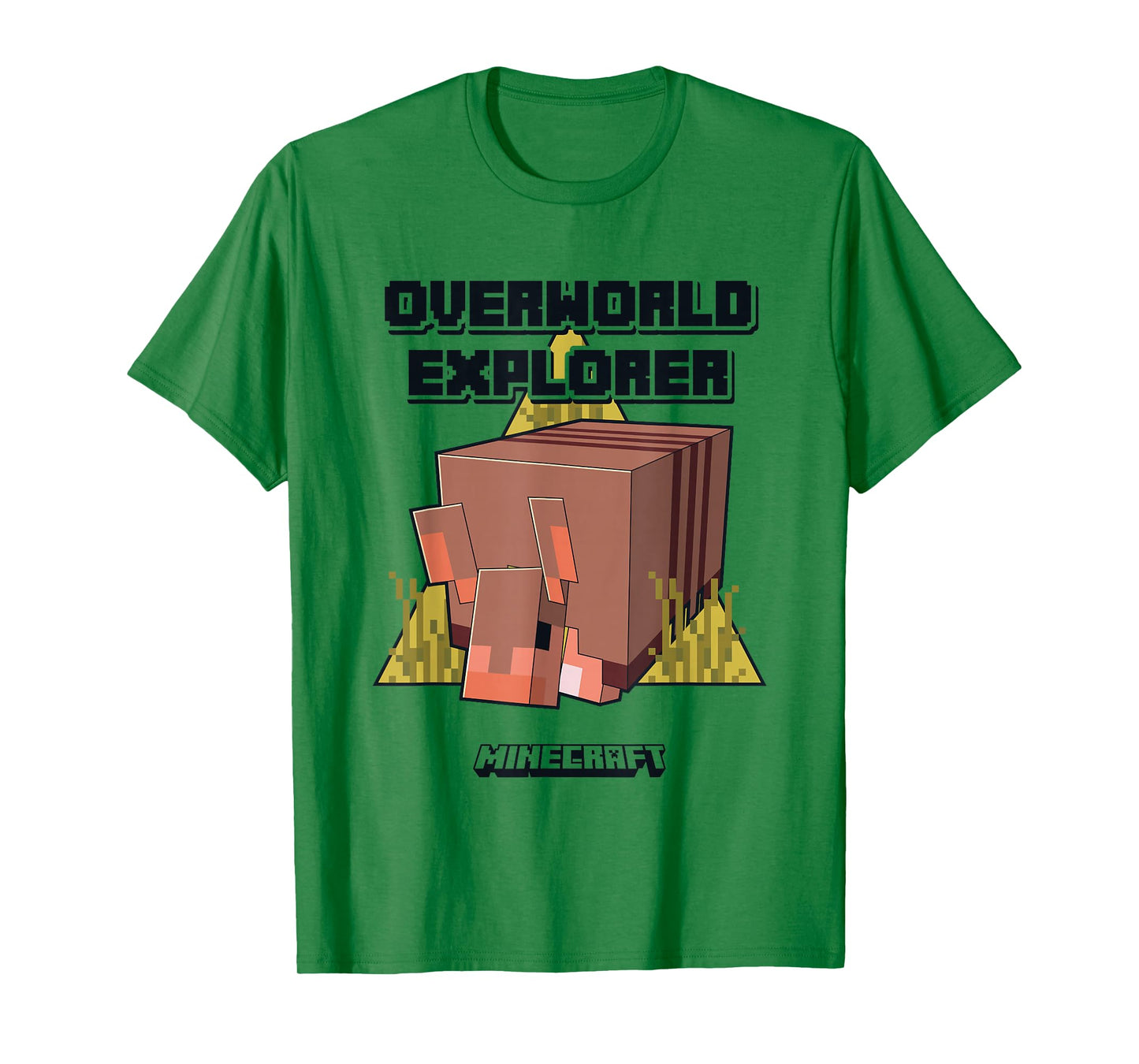 Minecraft Overworld Explorer Armadillo Logo T-Shirt