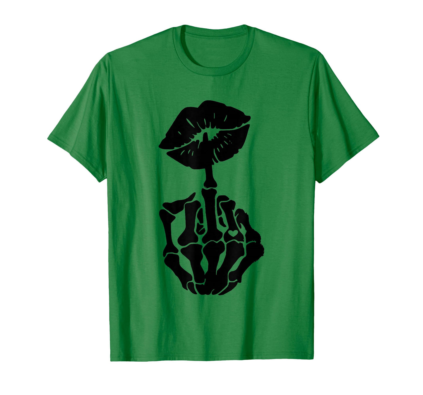 Skeleton Hand and Lips T-Shirt