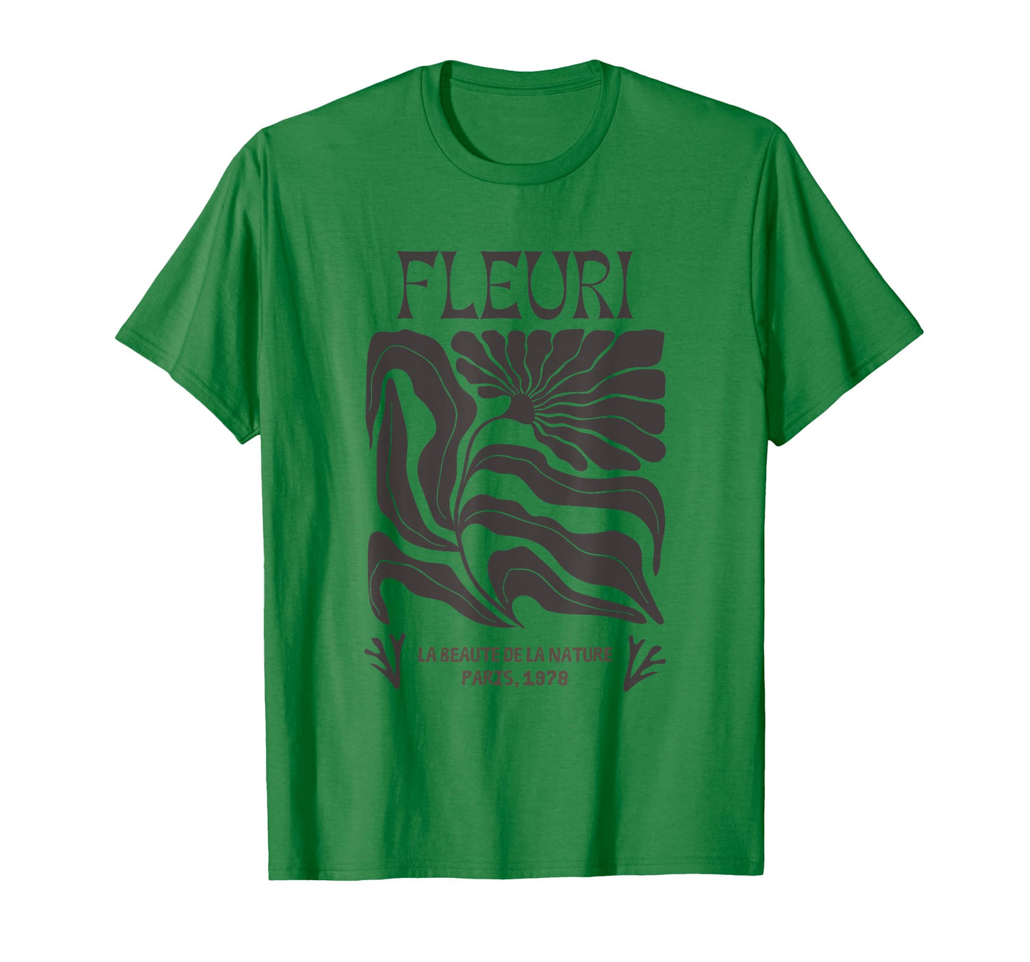 Fleuri la beauté de la nature Paris 1978 Flower T-Shirt