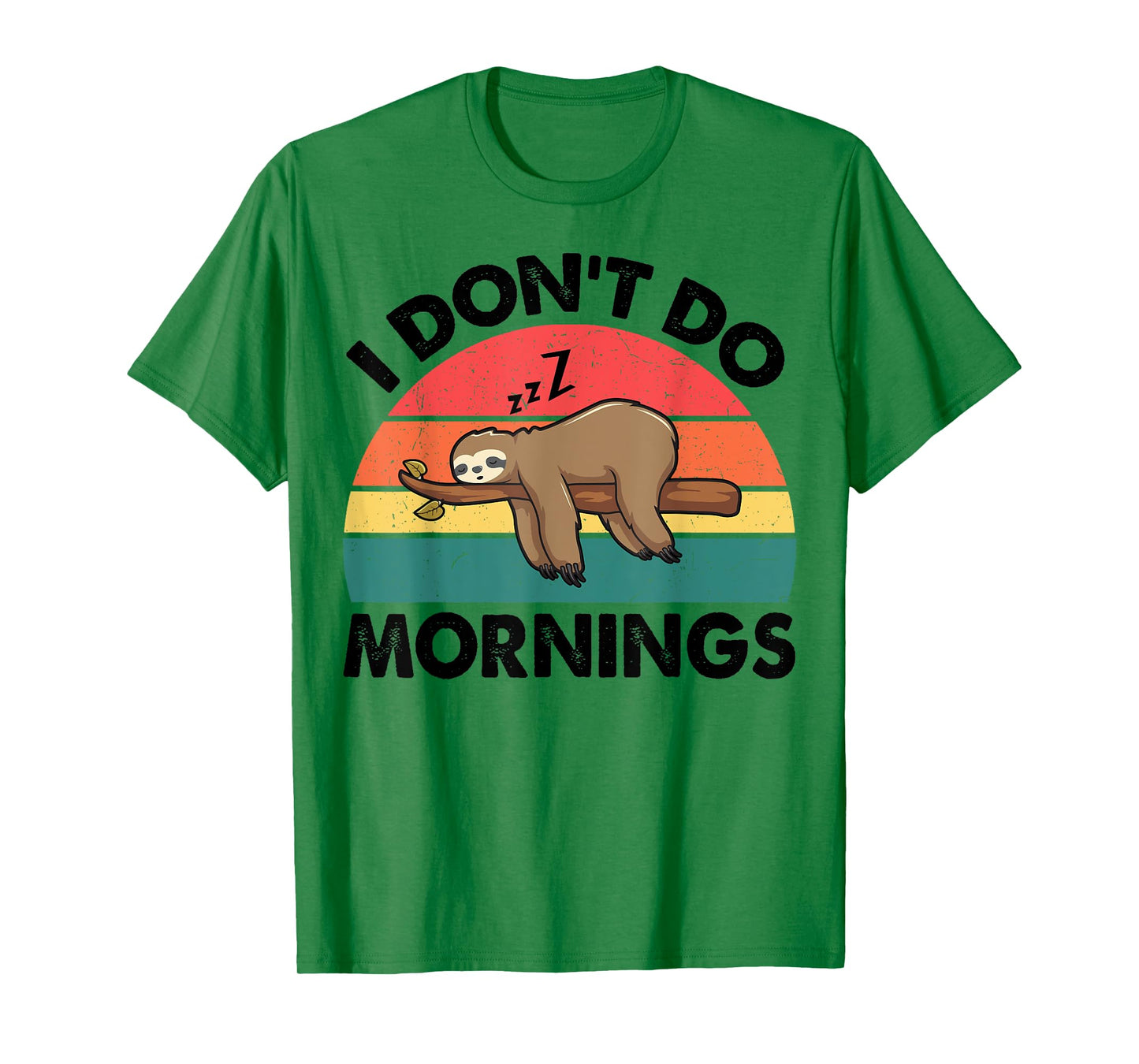 Sloth-Shirt I Dont Do Morning Men Women Funny Sleep Toddler T-Shirt