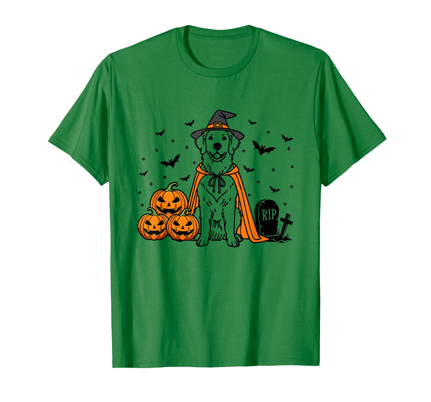 Witch Golden Retriever Halloween Golden Retriever Dog Mom T-Shirt