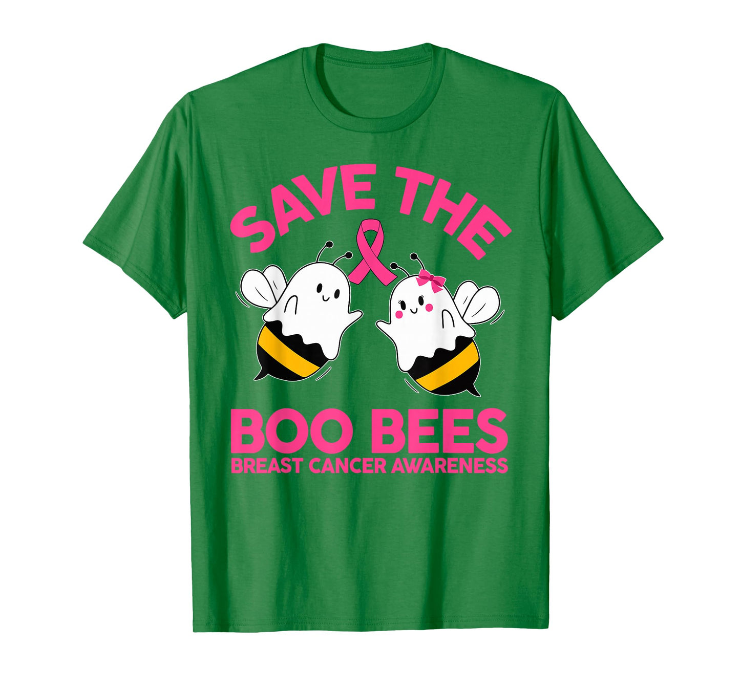 Save The Boobees Boo Bees Breast Cancer Halloween Women T-Shirt