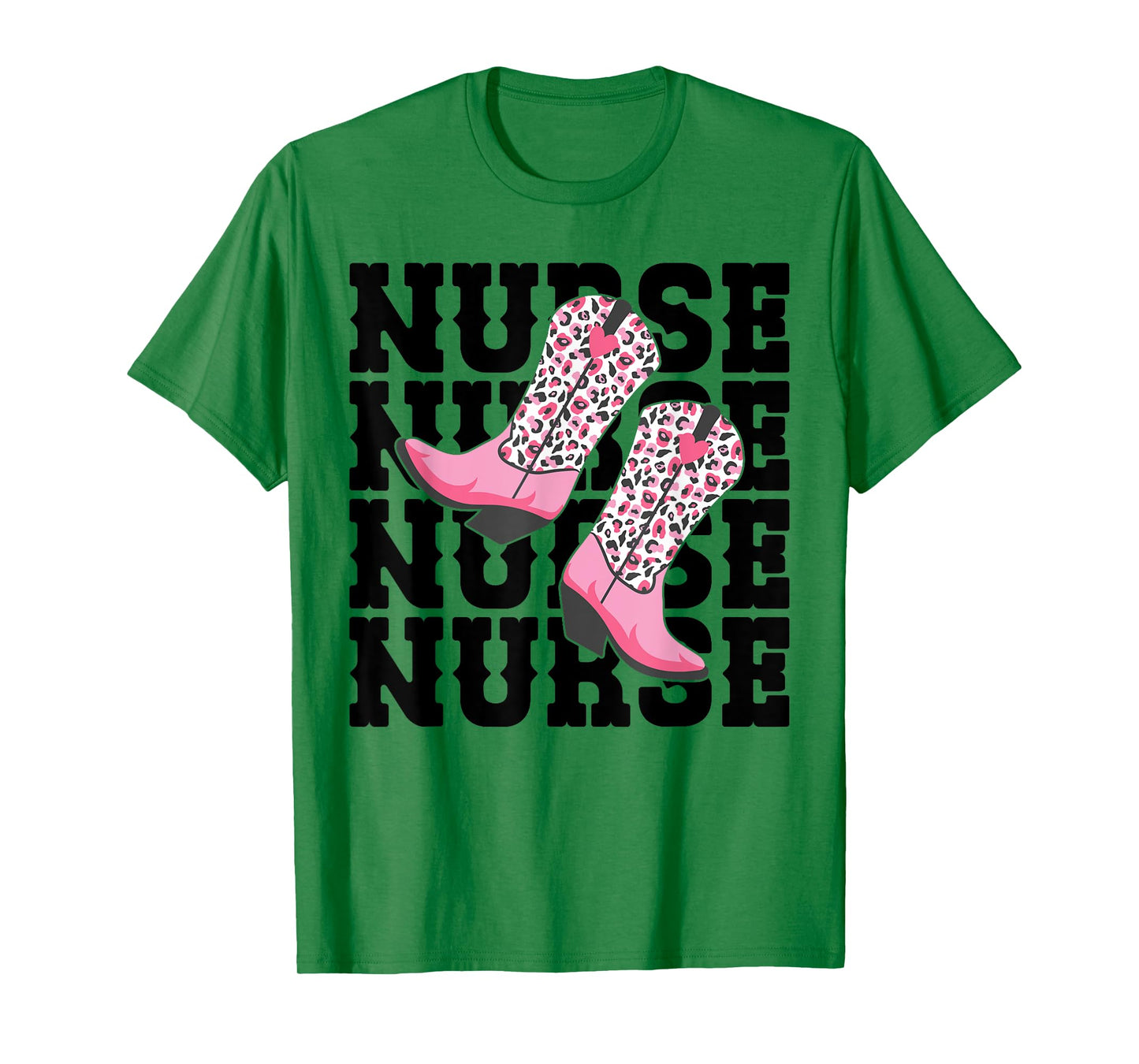 Funny Nurse Week Gifts Nurse Cowgirl Boots RN Nurse & LPN T-Shirt