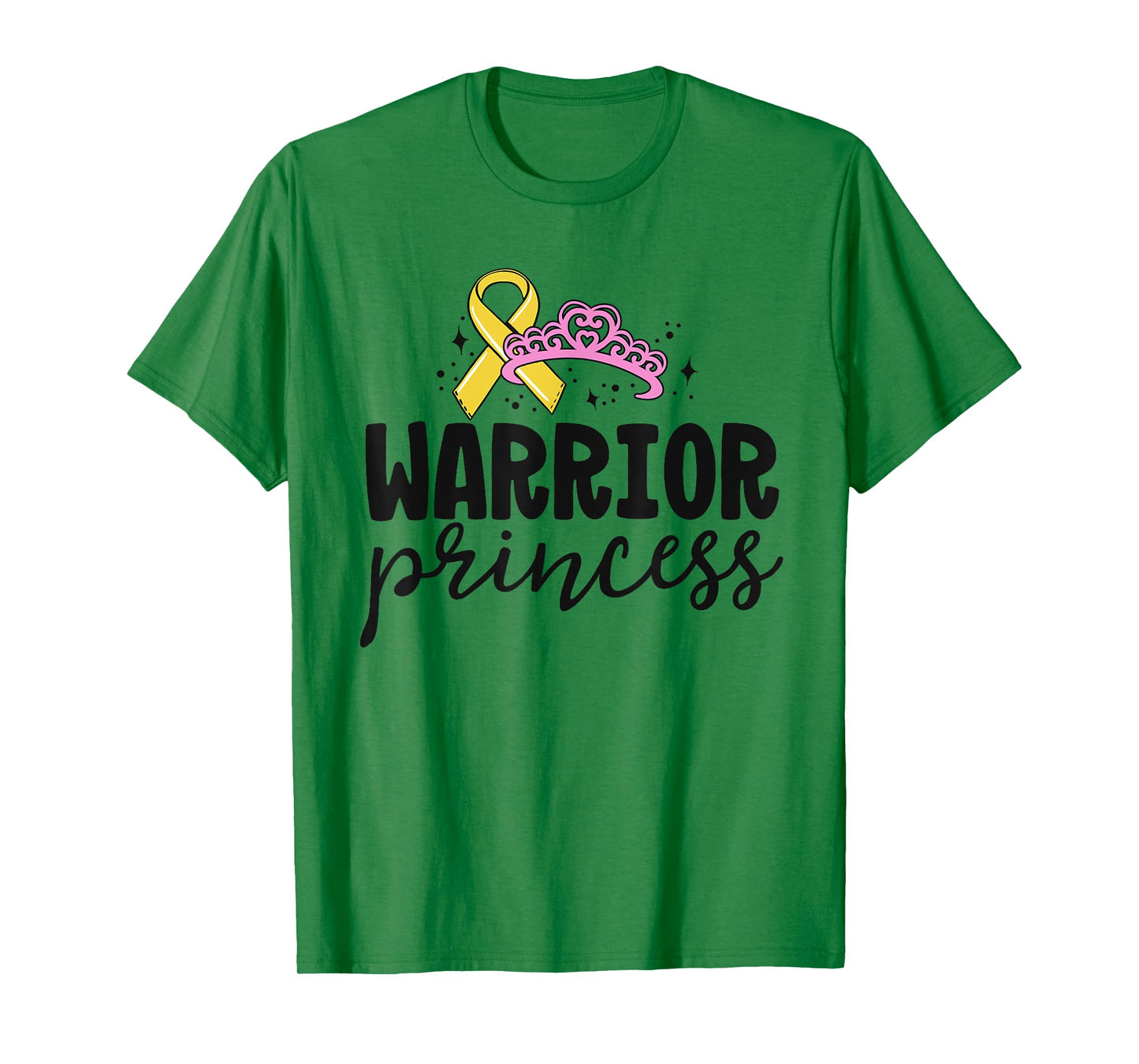 Childhood Cancer Shirts For Kids Boy Girl Warrior Princess T-Shirt