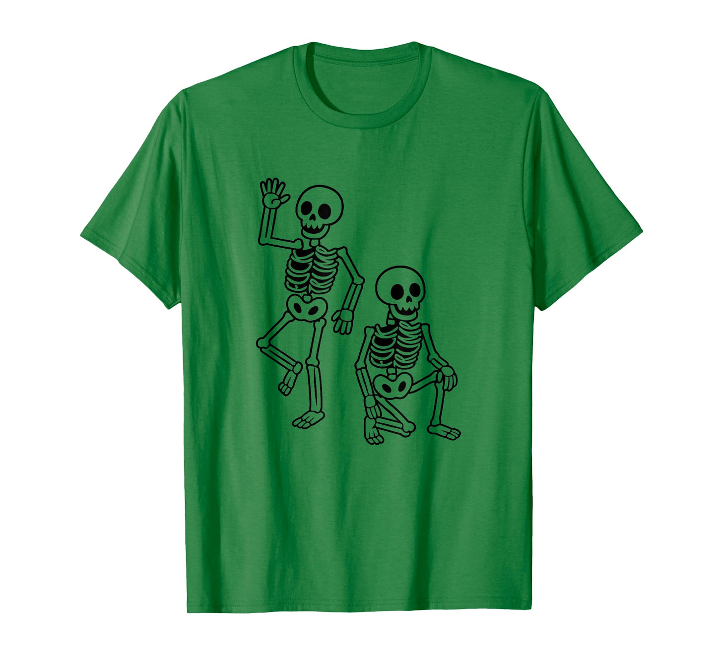 Funny Skeleton Halloween Costume Party Men Women Kids Gift T-Shirt