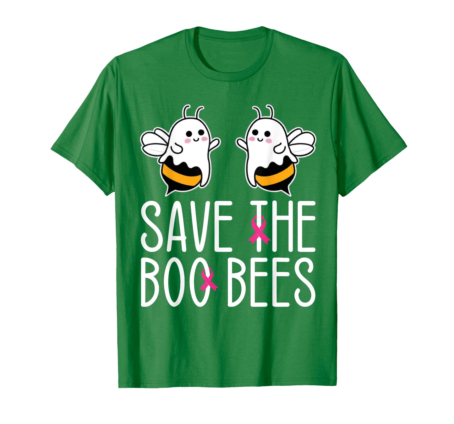 Save The Boo bees Breast Cancer Awareness Halloween Women T-Shirt