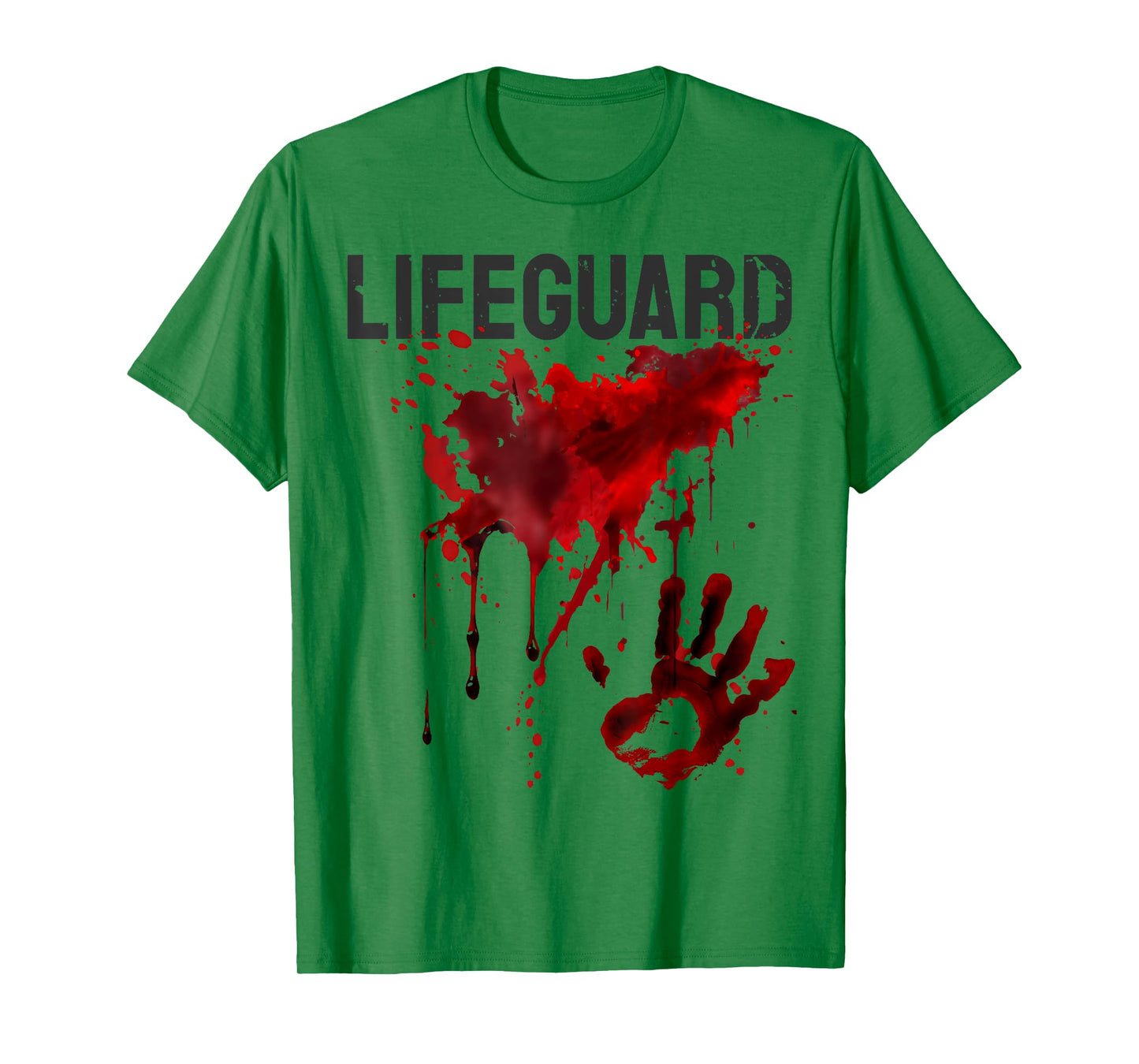 Lifeguard Shirt Blood Splatter Nurse Halloween T-Shirt