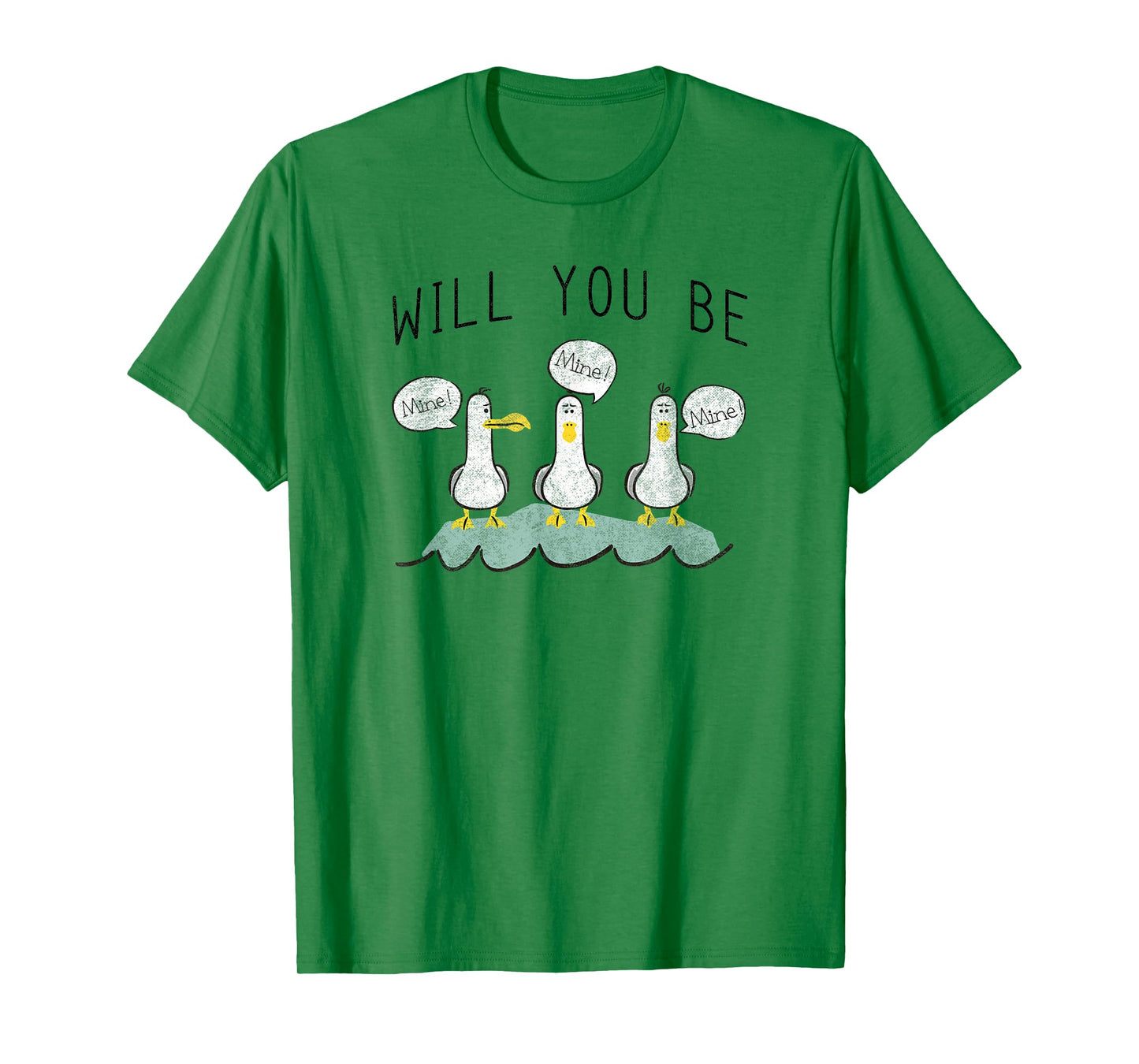 Disney Pixar Finding Nemo Valentine Will You Be Mine V2 T-Shirt