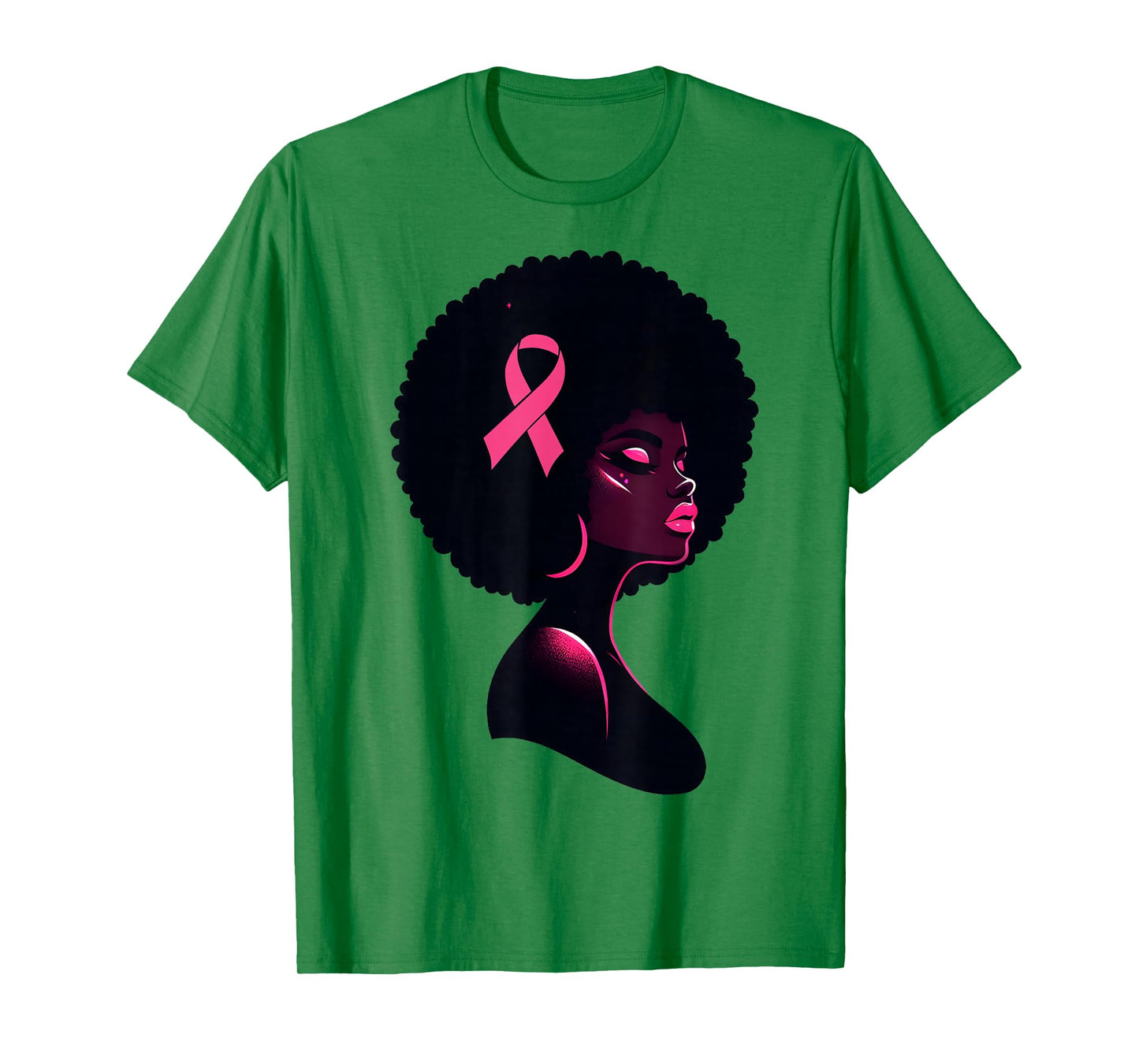 Breast Cancer Black African American Women Support Pink T-Shirt