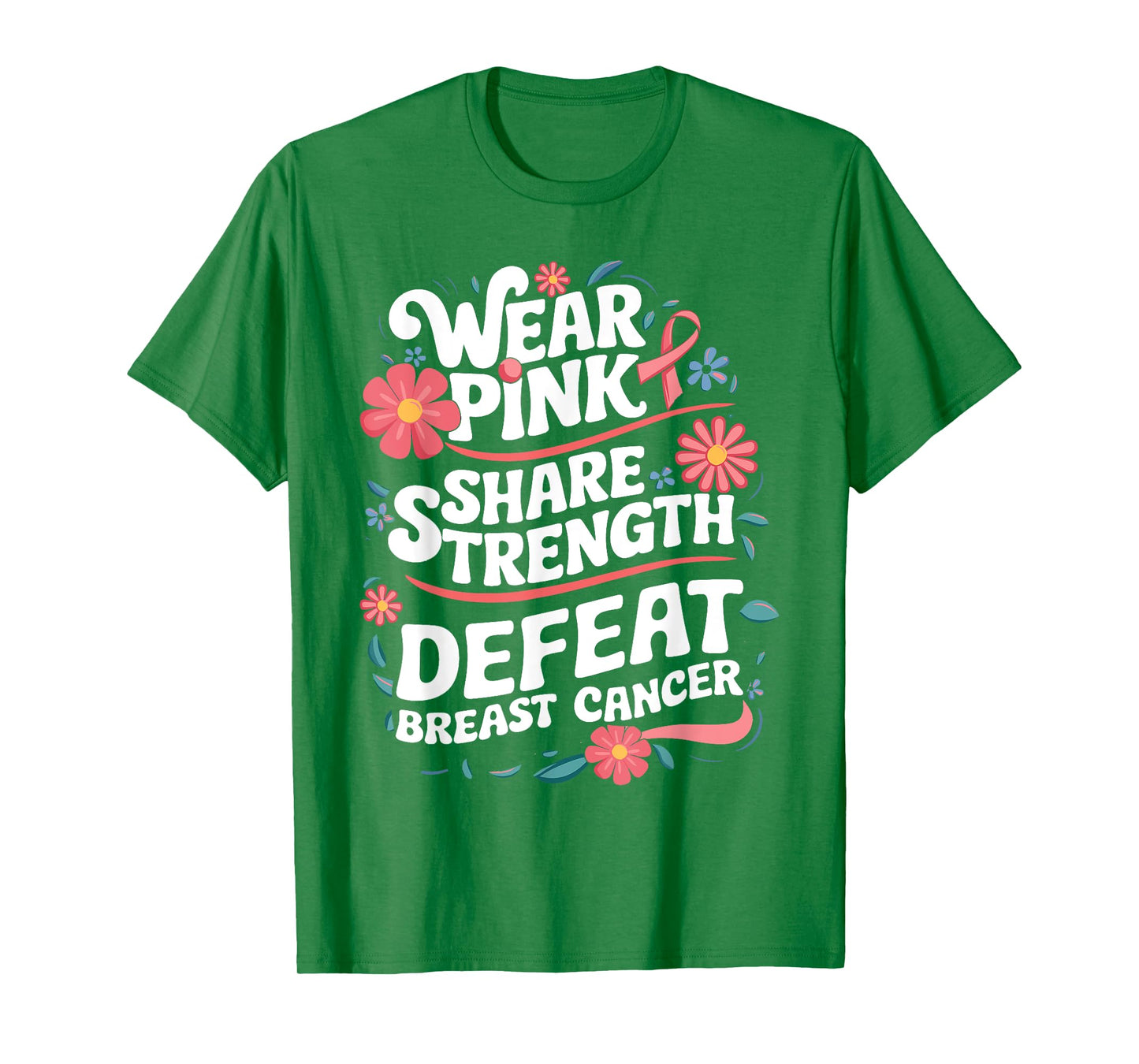 Pink October Wear Pink Defeat Breast Cancer Pink October T-Shirt