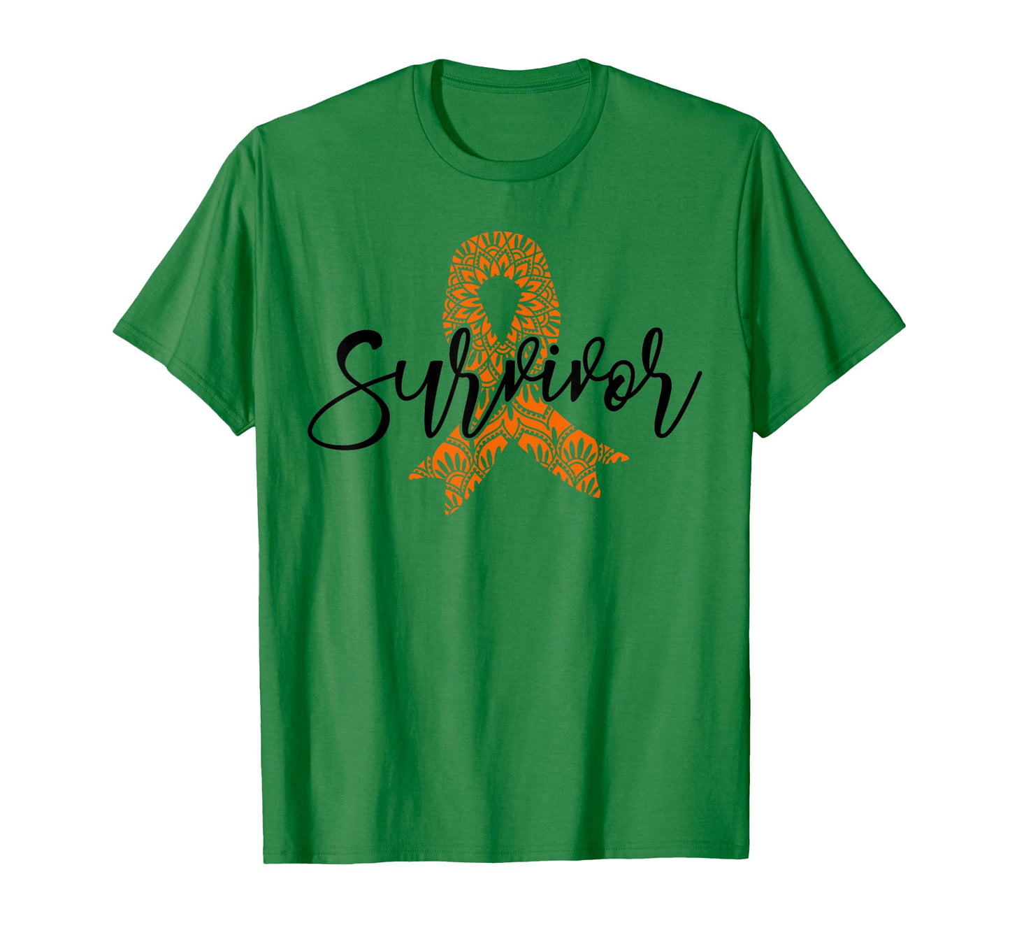 orange ribbon kidney cancer survivor kidney cancer awareness T-Shirt