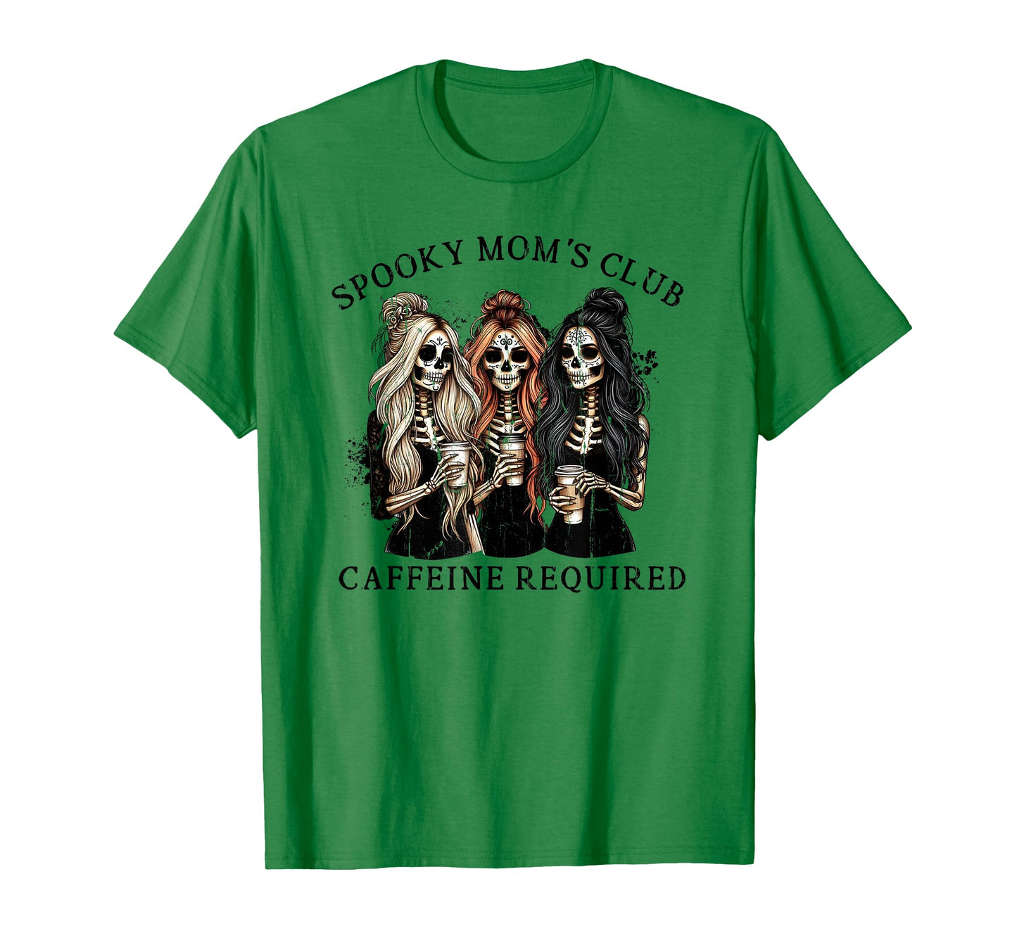 Spooky Mom's Club Caffeine Required T-Shirt