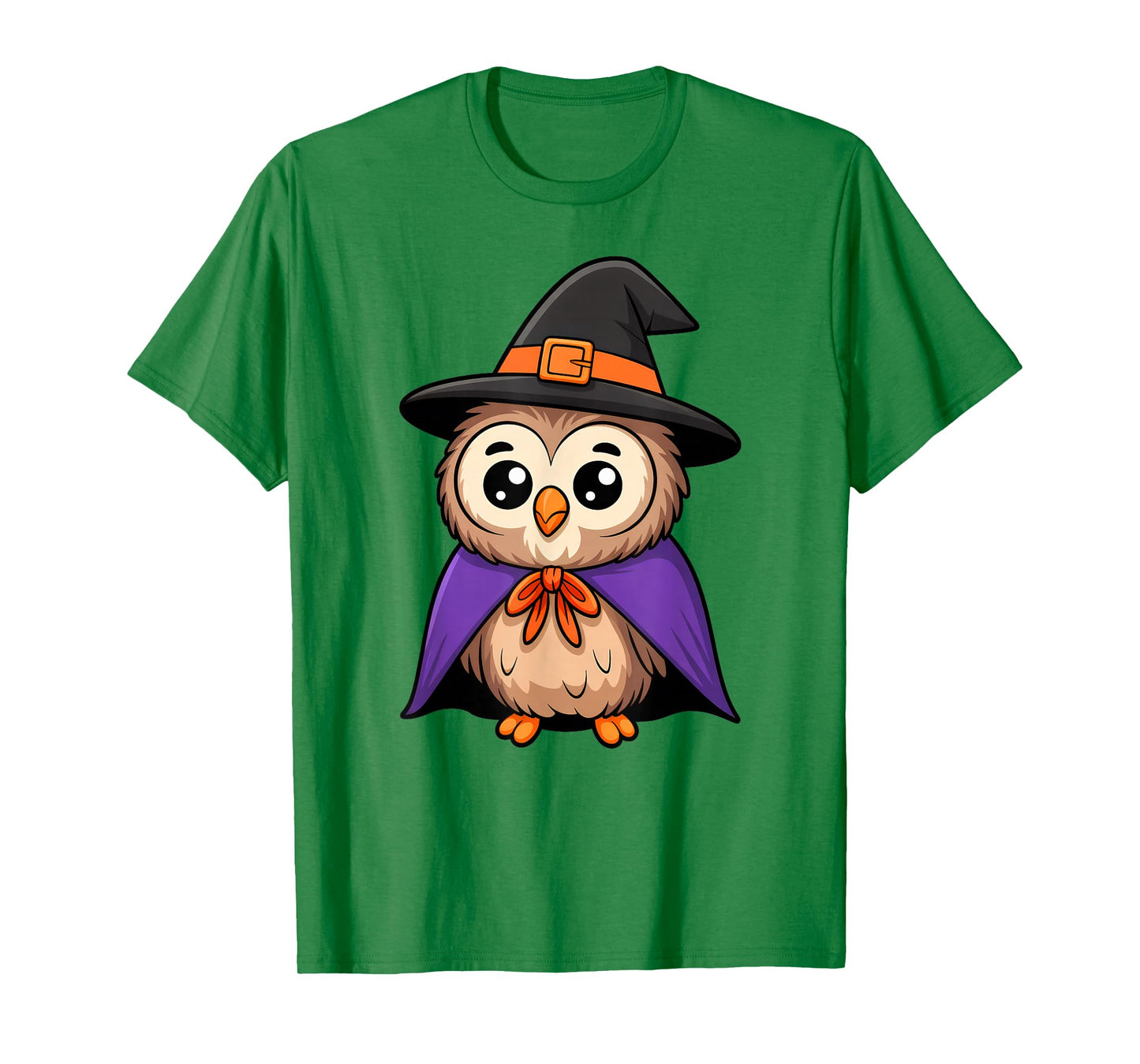 Cute Halloween Owl Witch Hat Costume Boys Girls Kids Toddler T-Shirt