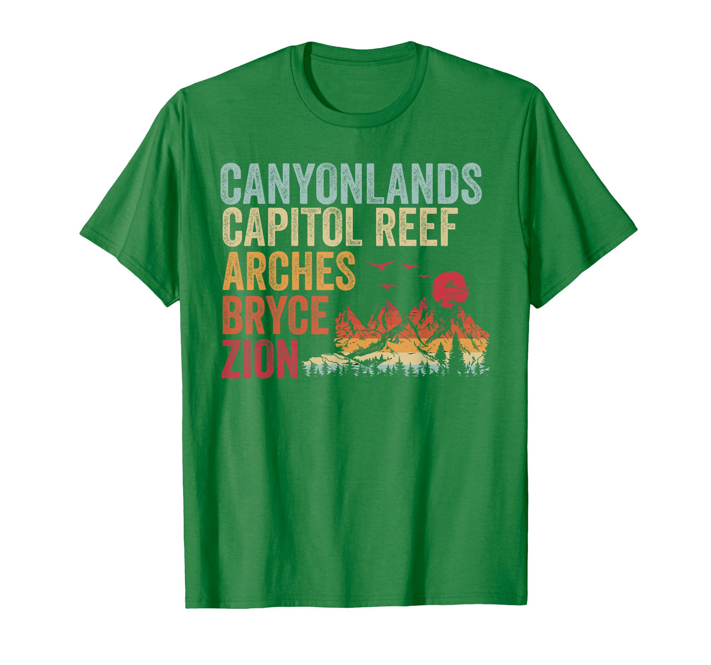 Vintage Utah Souvenir Big 5 Utah Mighty Five National Park T-Shirt