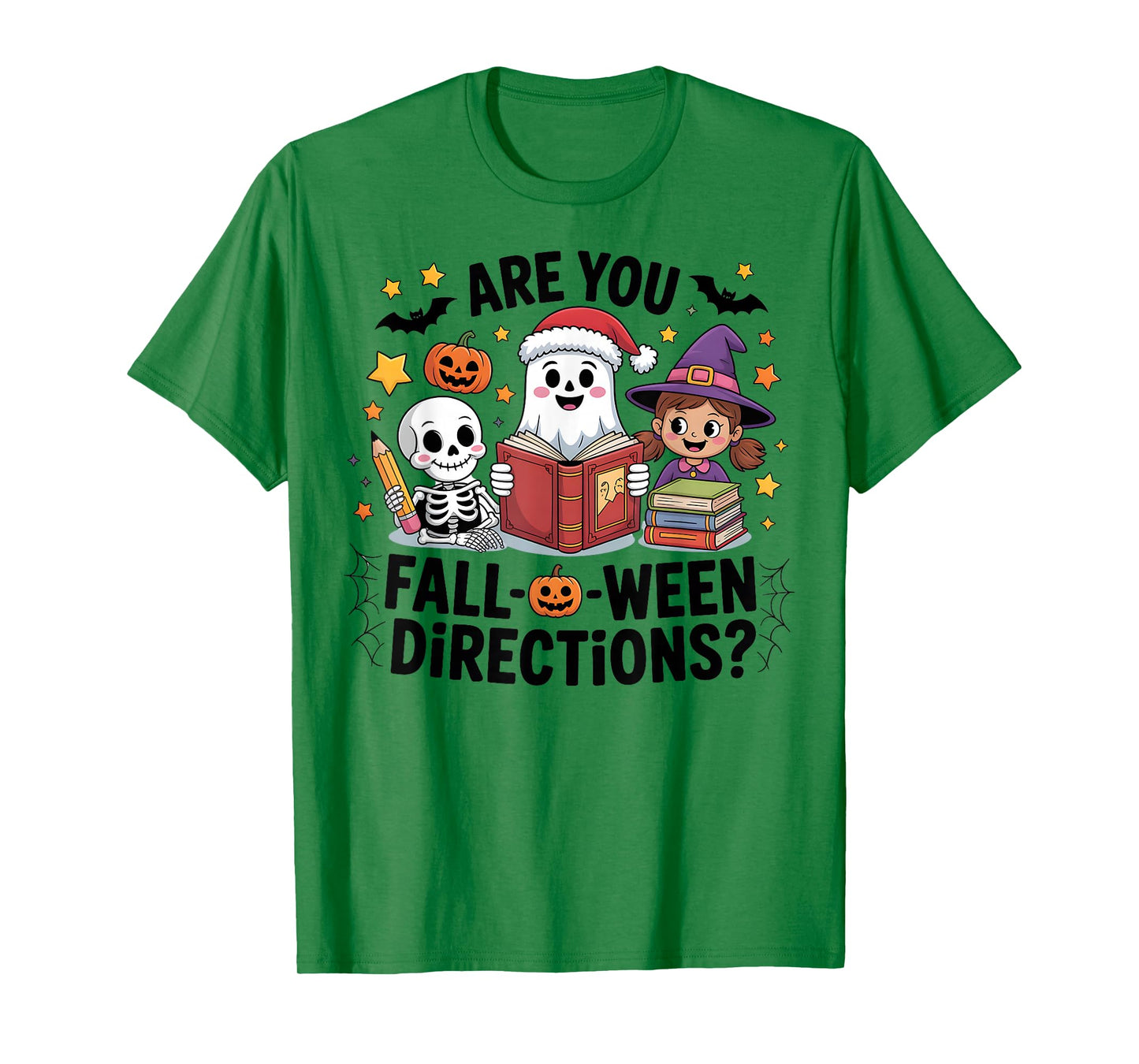 are You Fall O Ween Directions Funny Halloween Teacher Joke T-Shirt