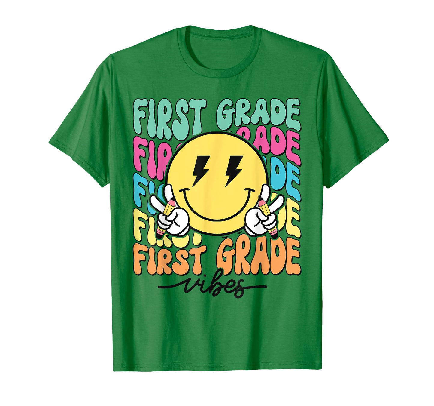 1st Grade For Girls Boy Teacher First Grade Back to School T-Shirt