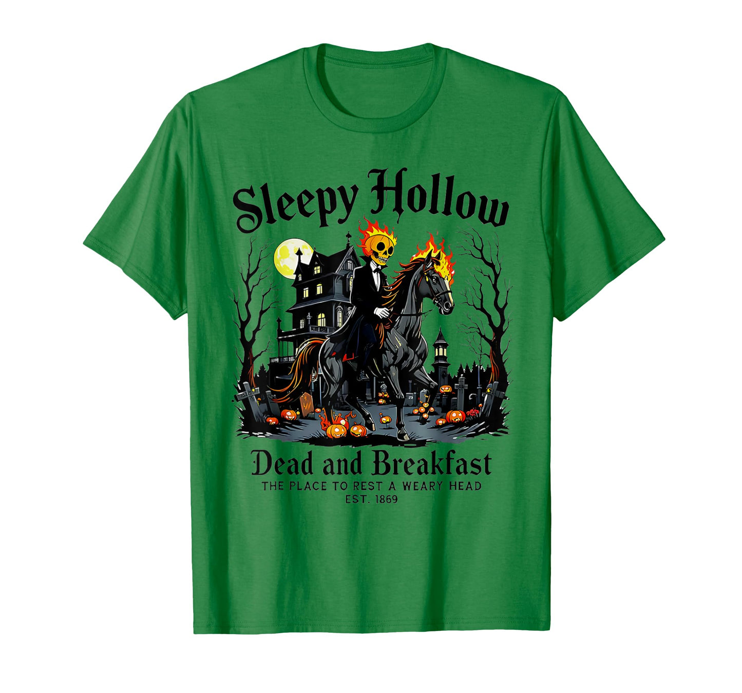 Mind Your Head Sleepy Hollow Headless Dead Or Breakfast T-Shirt