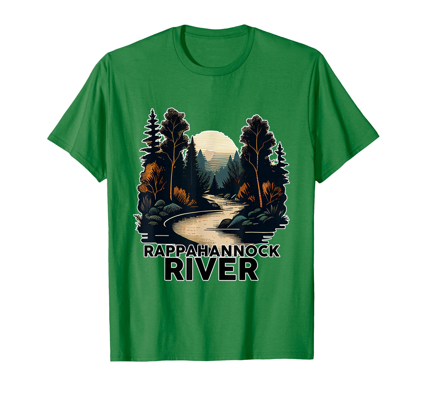 Rappahannock River T-Shirt Retro River Rappahannock T-Shirt
