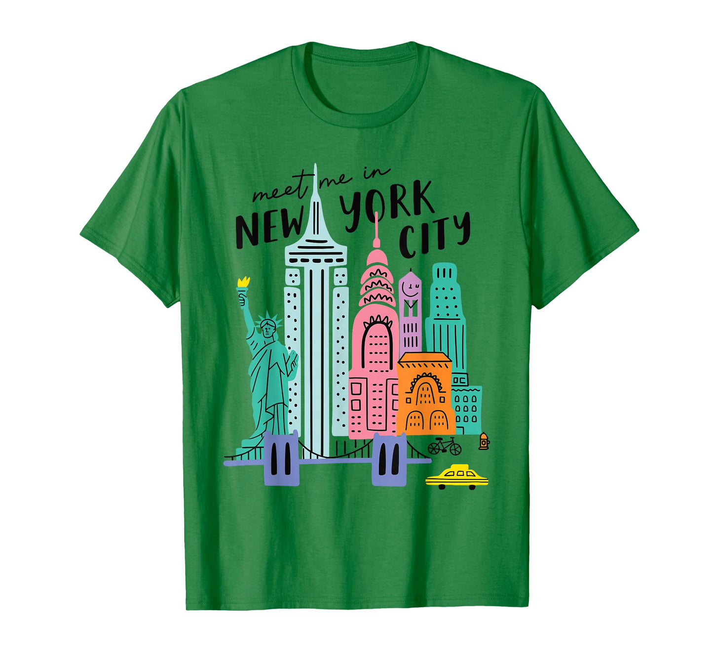 Meet me in New York - Cute US State Travel Retro Design T-Shirt