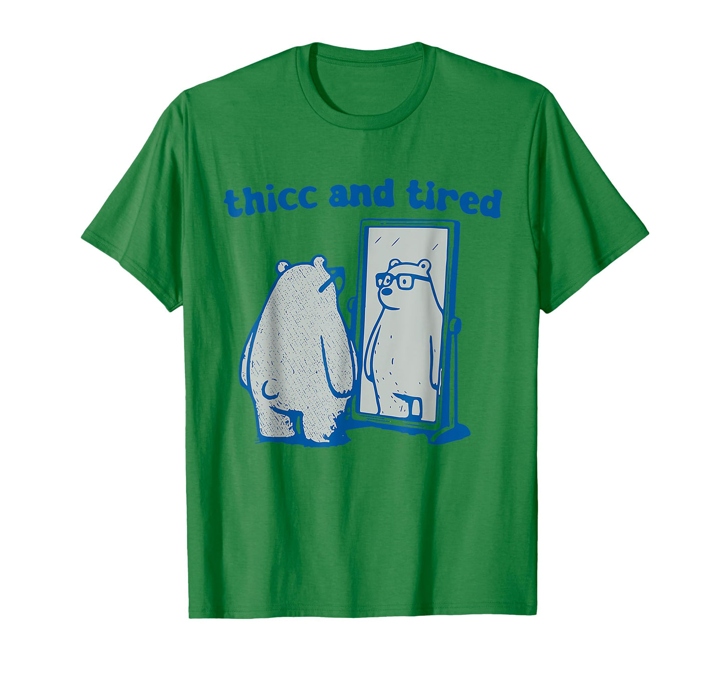 Thicc And Tired Bear Vintage T-Shirt