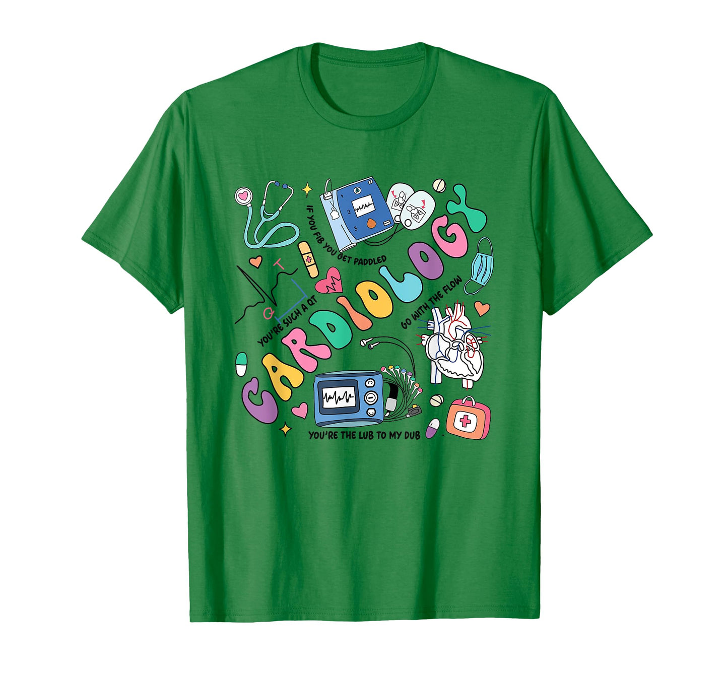 Groovy Cardiology CICU Cardiac Nurse Cardiovascular Nurse T-Shirt