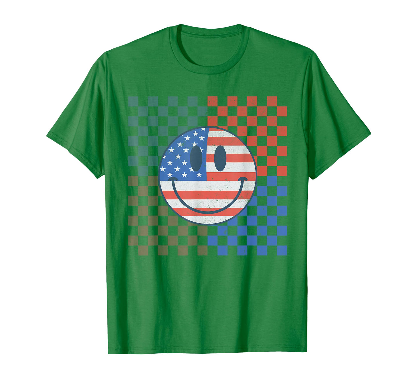 4th of July USA America Flag Baby Toddler Smile Gift T-Shirt