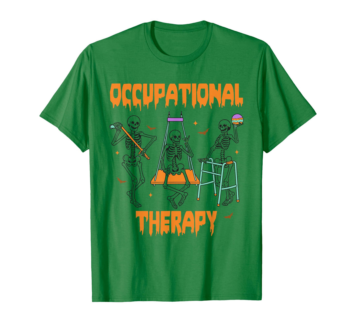 Skeleton Occupational Therapy Halloween OT Therapist T-Shirt