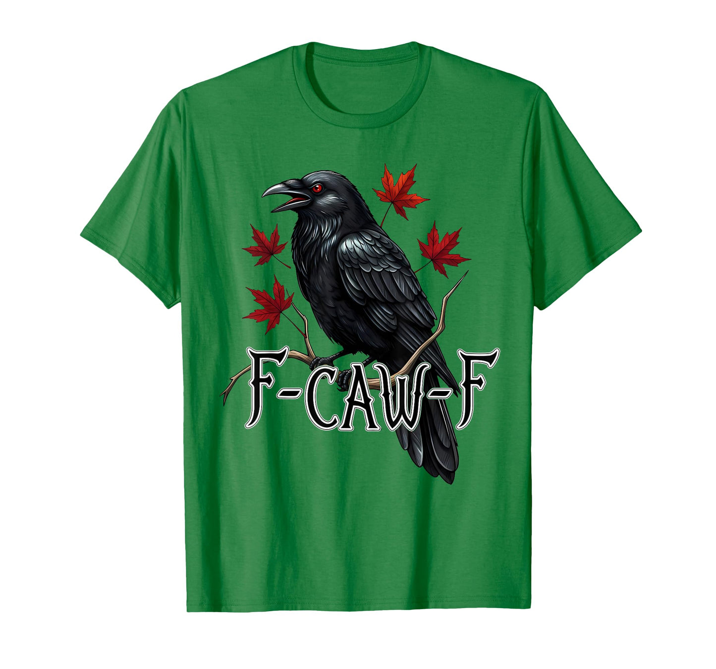 Halloween Autumn F Caw F Black Bird F-Caw-F Crow Women Men T-Shirt