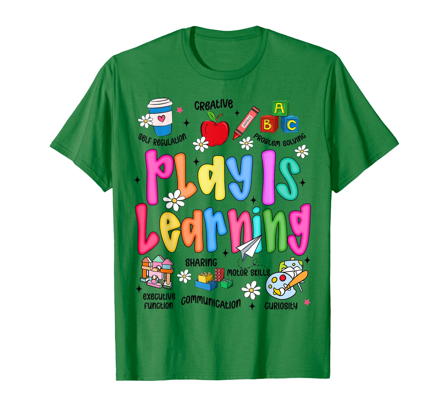 Retro Play Is Learning Kindergarten Teacher Team Women T-Shirt
