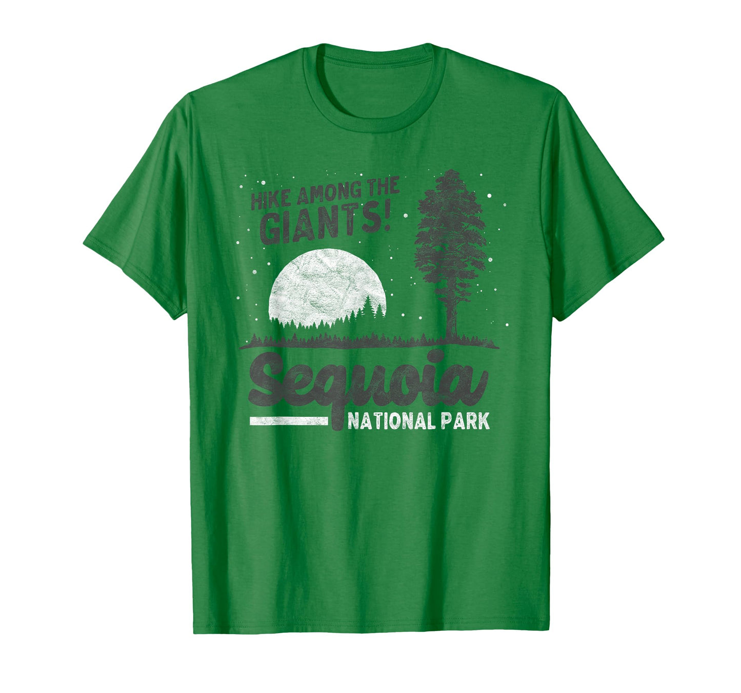 Sequoia National Park Hike with Giants! Retro 80s Tree T-Shirt