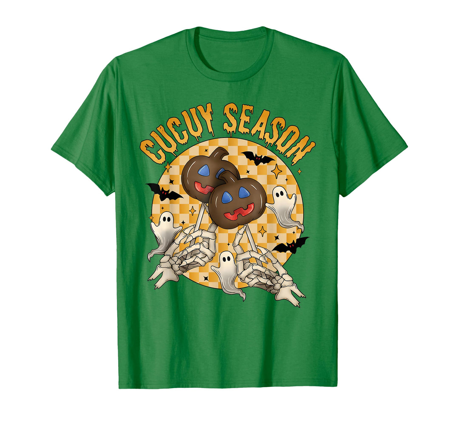 Cucuy Season Funny Skeleton Hands Halloween T-Shirt