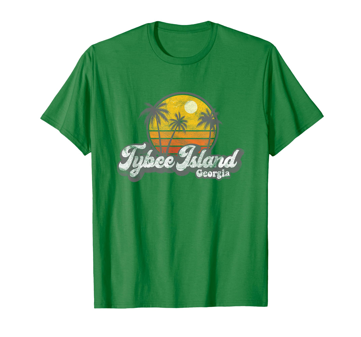 Tybee Island GA Retro 70's Vintage Surfer Gift T-Shirt