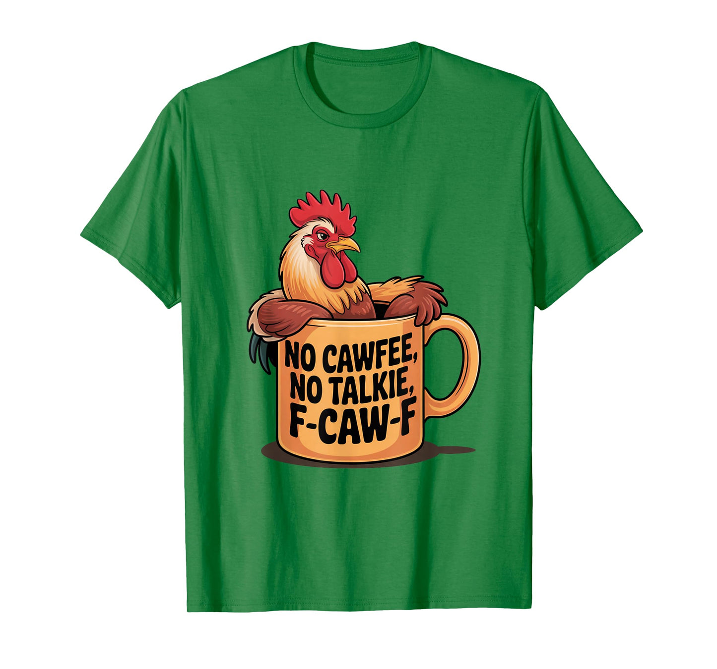 Funny Coffee Lover F-CAW-F Cawfee T-Shirt