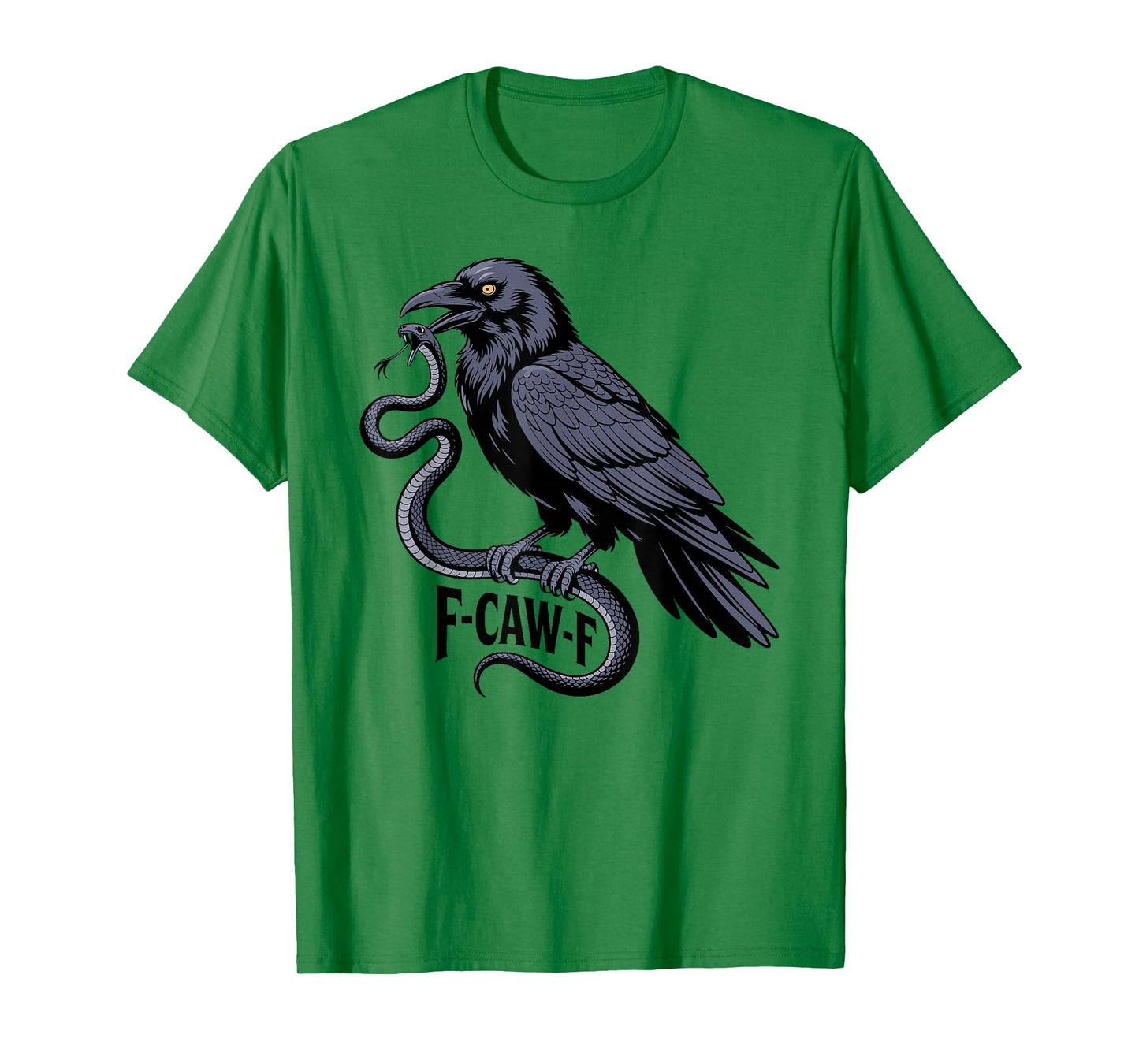 F-CAW-F Funny Crow Gothic Meme Humor T-Shirt