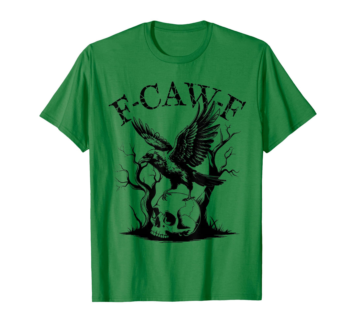 Funny Caw Shirt Black Crow Black Bird Funny Crow Halloween T-Shirt