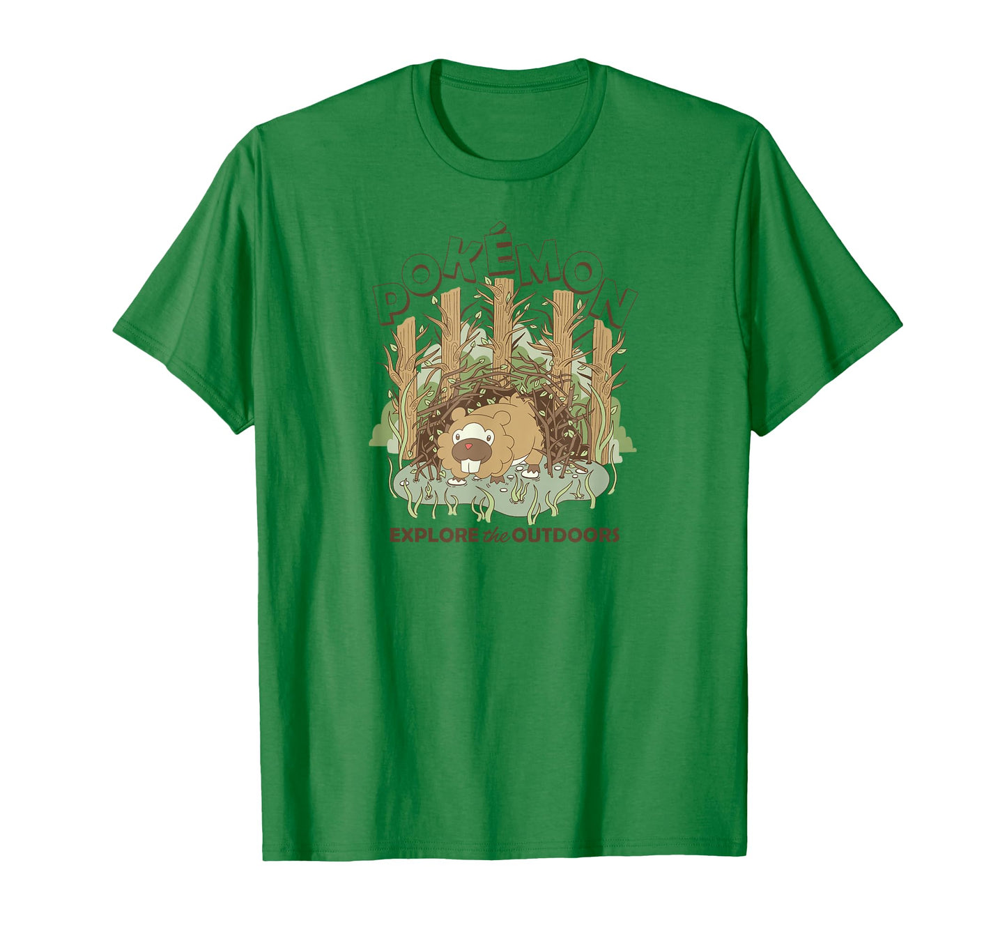 Pokémon - Bidoof Nature Explore the Outdoors Generation IV T-Shirt