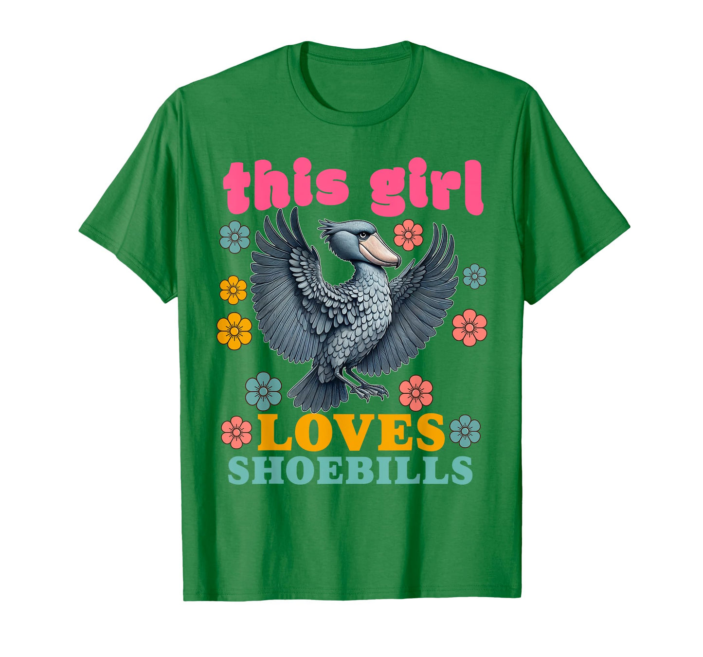 Shoebill Stork Bird Shoe-billed Stork Women Men Whaleheads T-Shirt