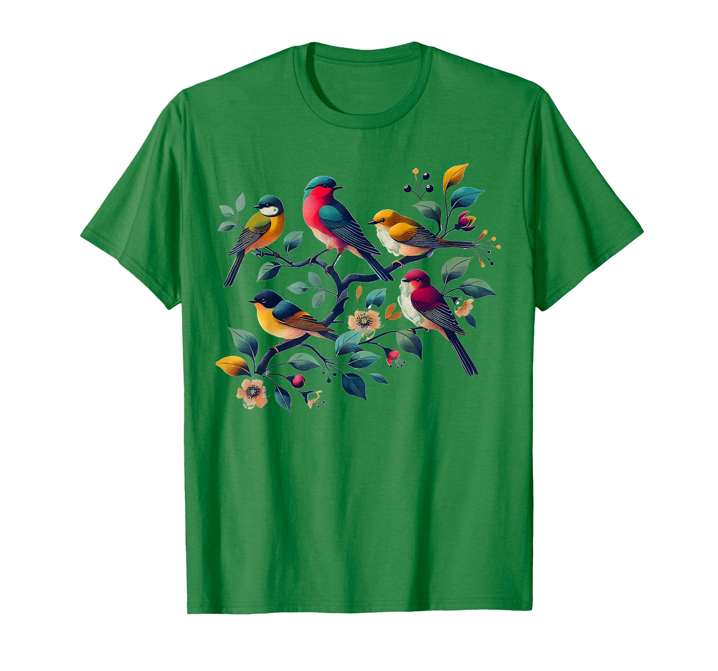 Birds On A Branch Birding Bird Watcher Birder T-Shirt