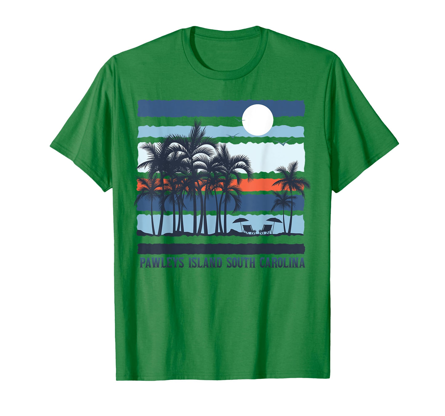 Pawleys Island South Carolina Summer 80s Beach Souvenirs Men Women Kids T-Shirt