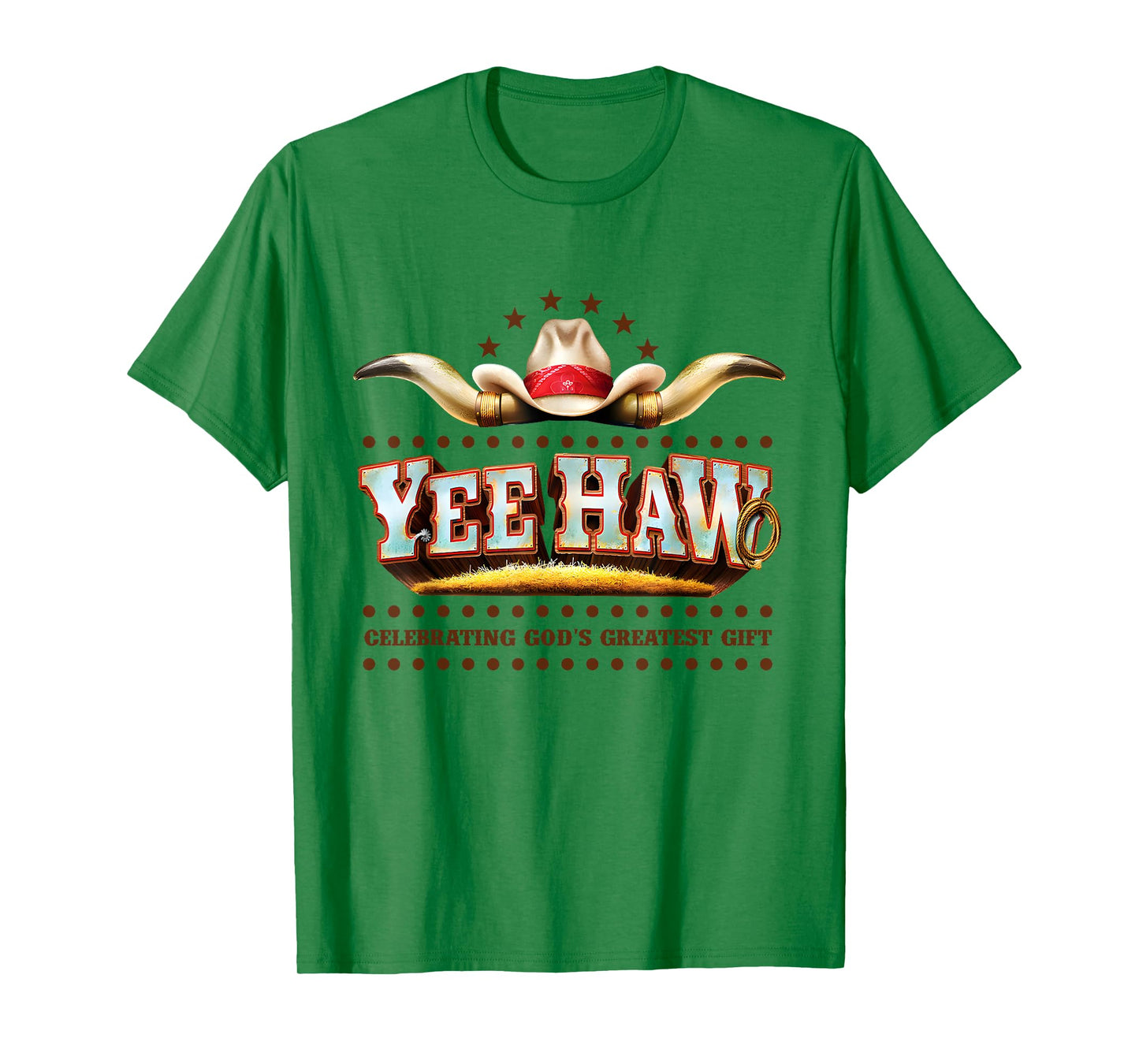 Yee Haw Celebrating God's Funny Cowboy VBS 2025 T-Shirt