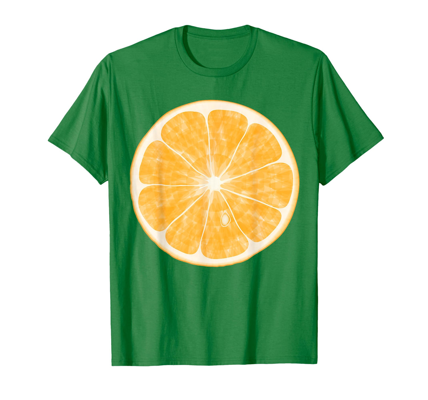Sliced Orange Fruit Halloween Funny Halloween Design T-Shirt