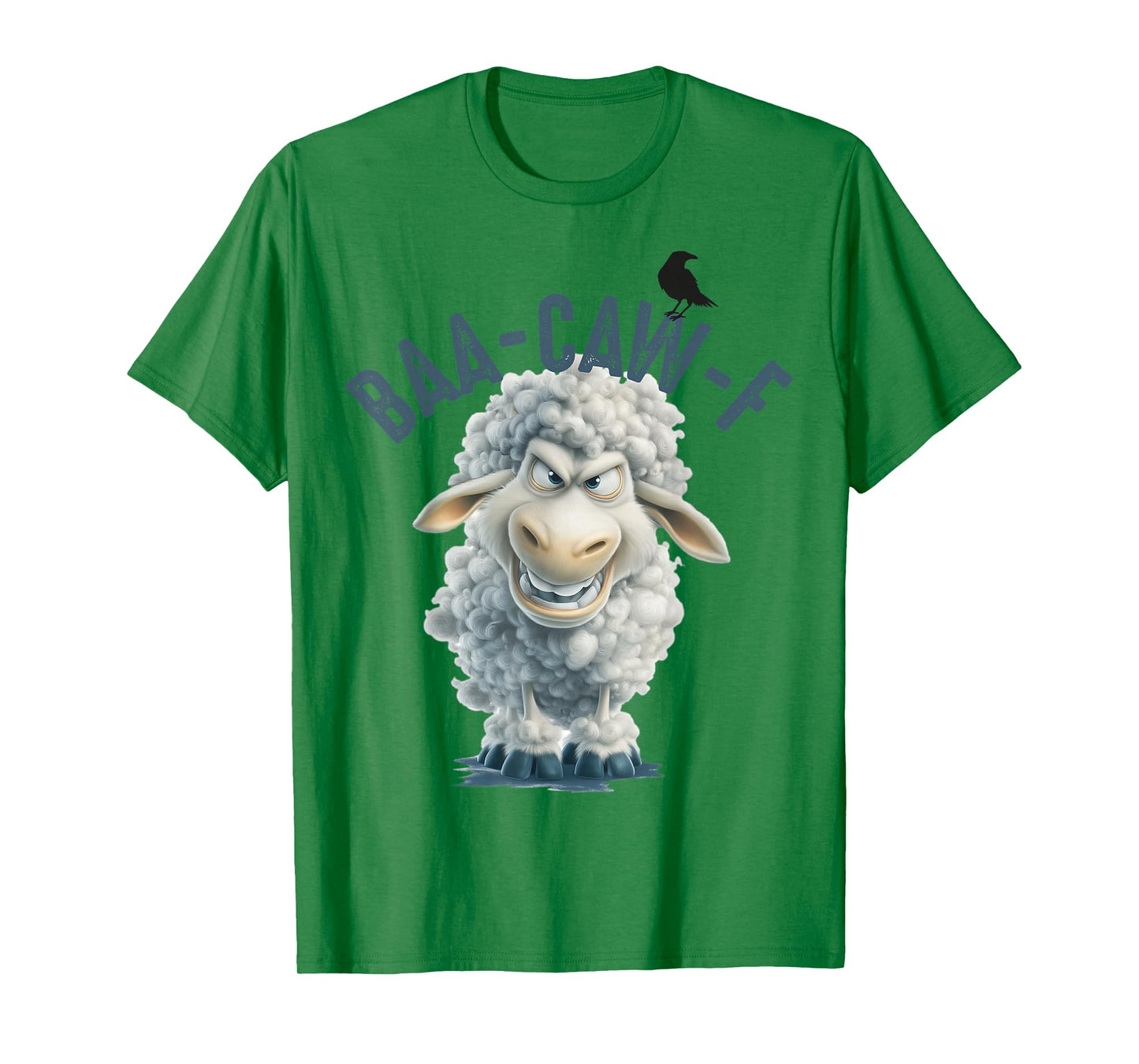 Funny Back Off – Sheep Baa + Crow Caw Pun Tee for Introverts T-Shirt