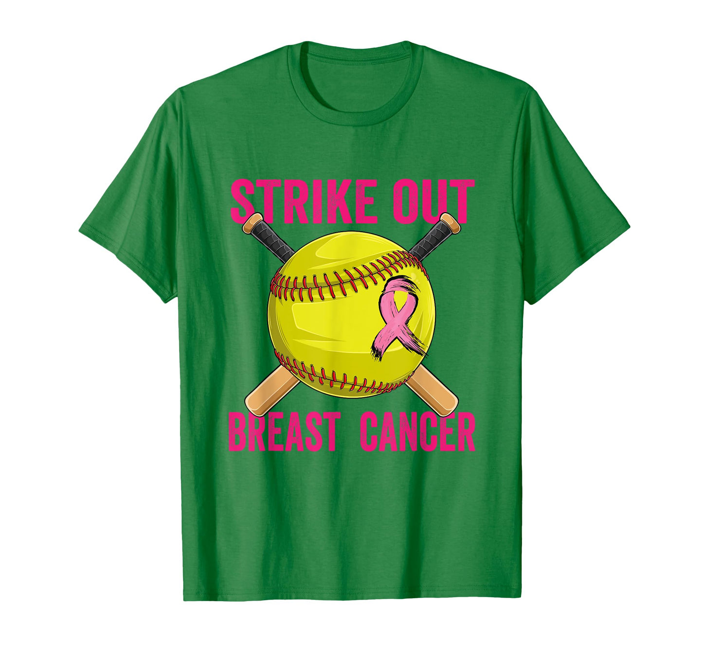 Strike Out Breast Cancer Awareness Softball Fighters T-Shirt