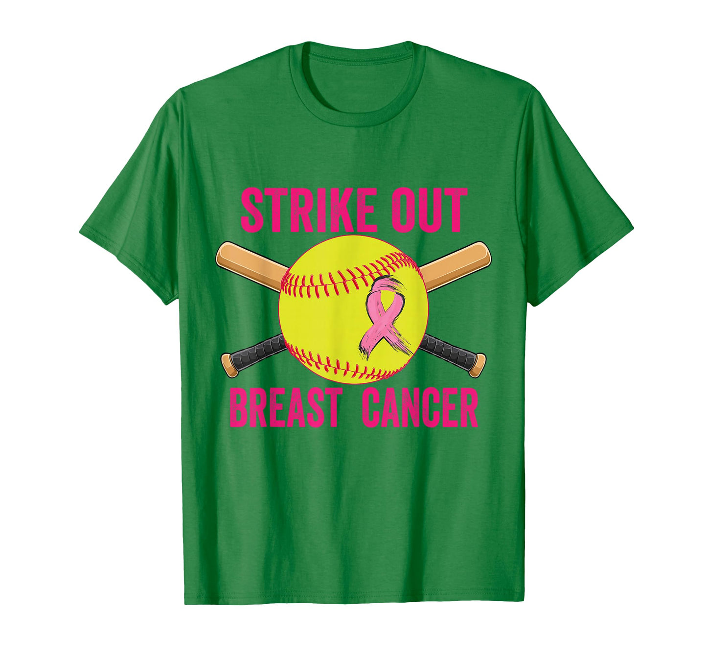 Strike Out Breast Cancer Awareness Softball Fighters T-Shirt